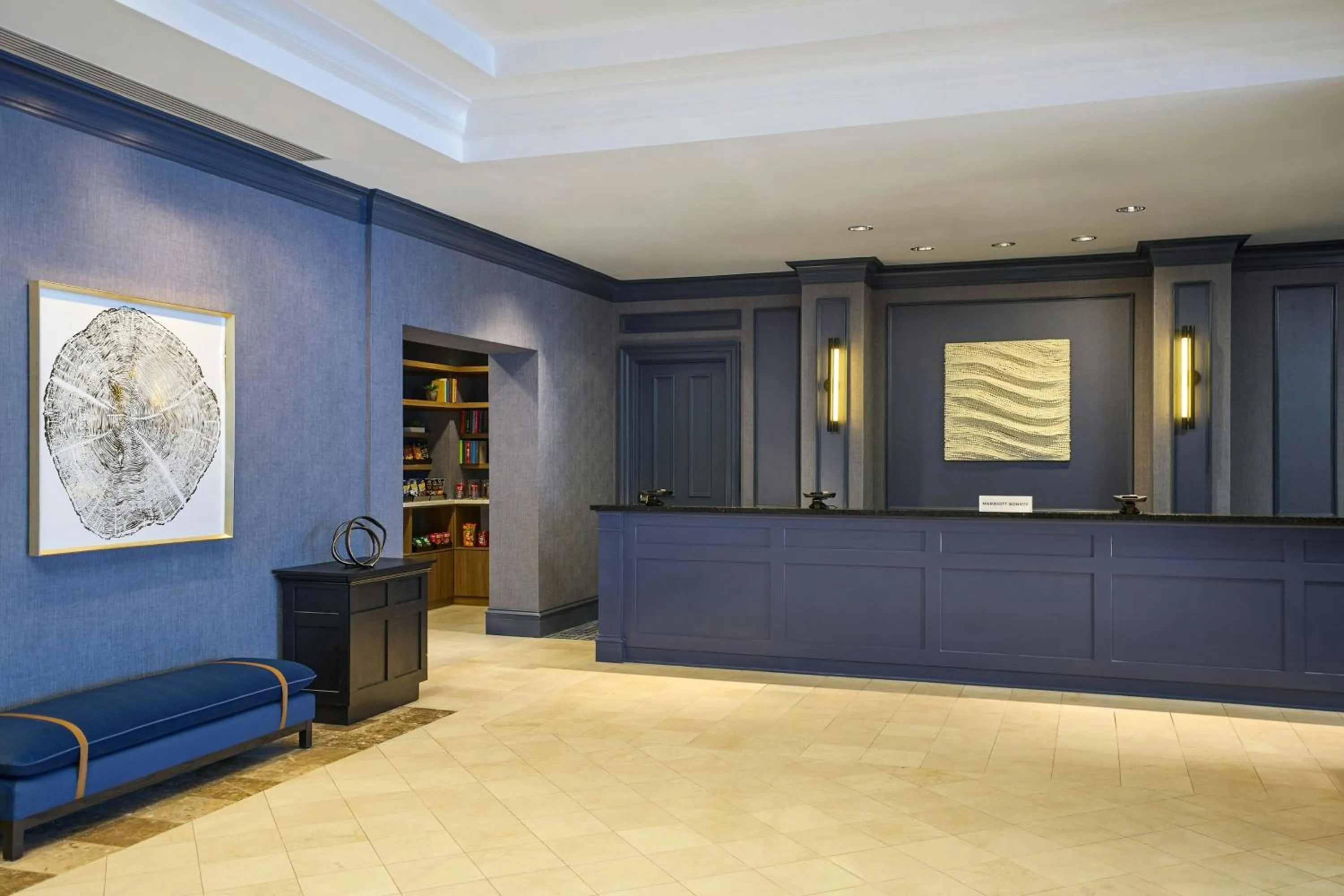 Lobby or reception in Bridgewater Marriott