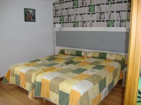 Bed in Hotel Pikassaria