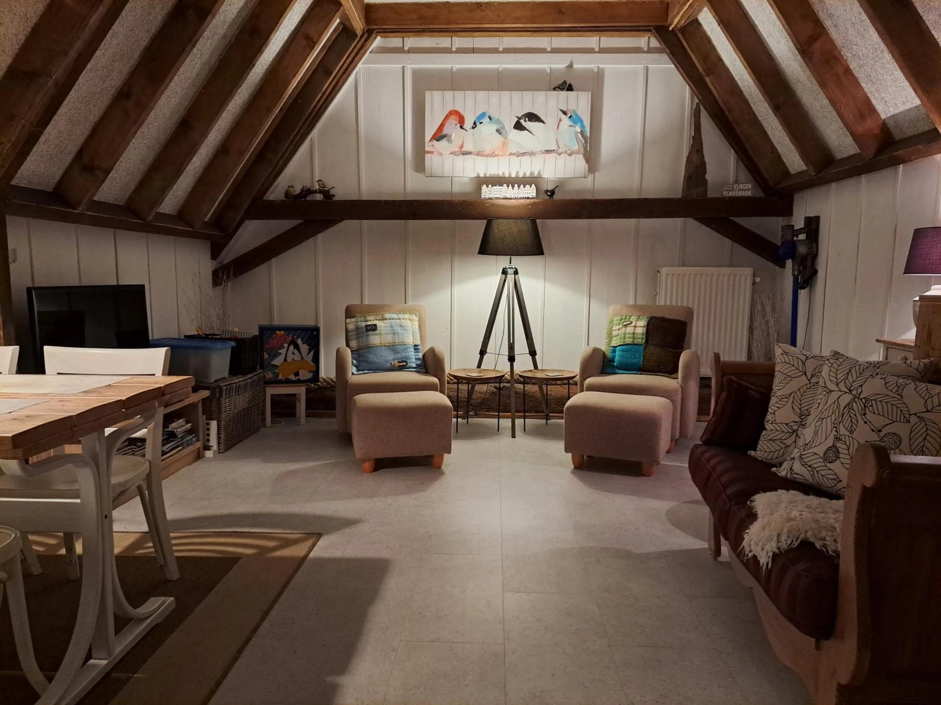 Living room in B & B De Pimpelmees