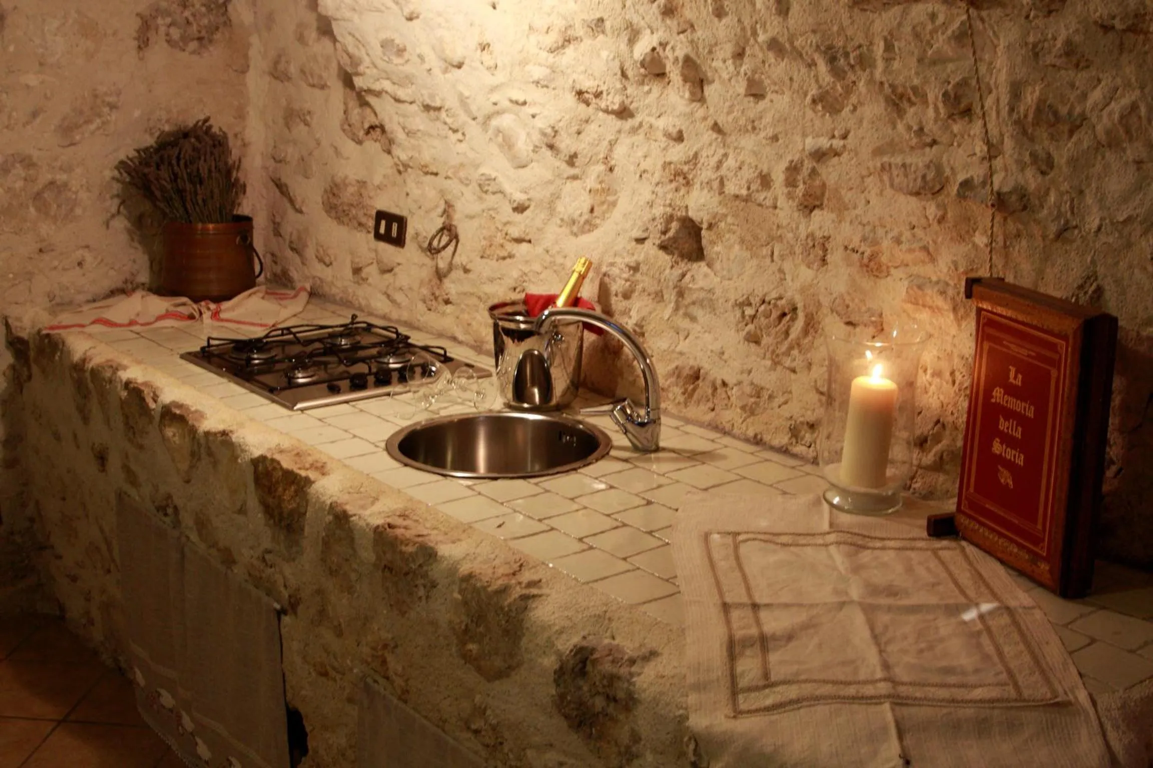 Kitchen or kitchenette in Residenza La Torre