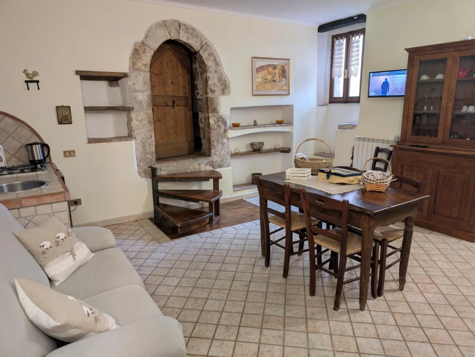 Seating area in Residenza La Torre