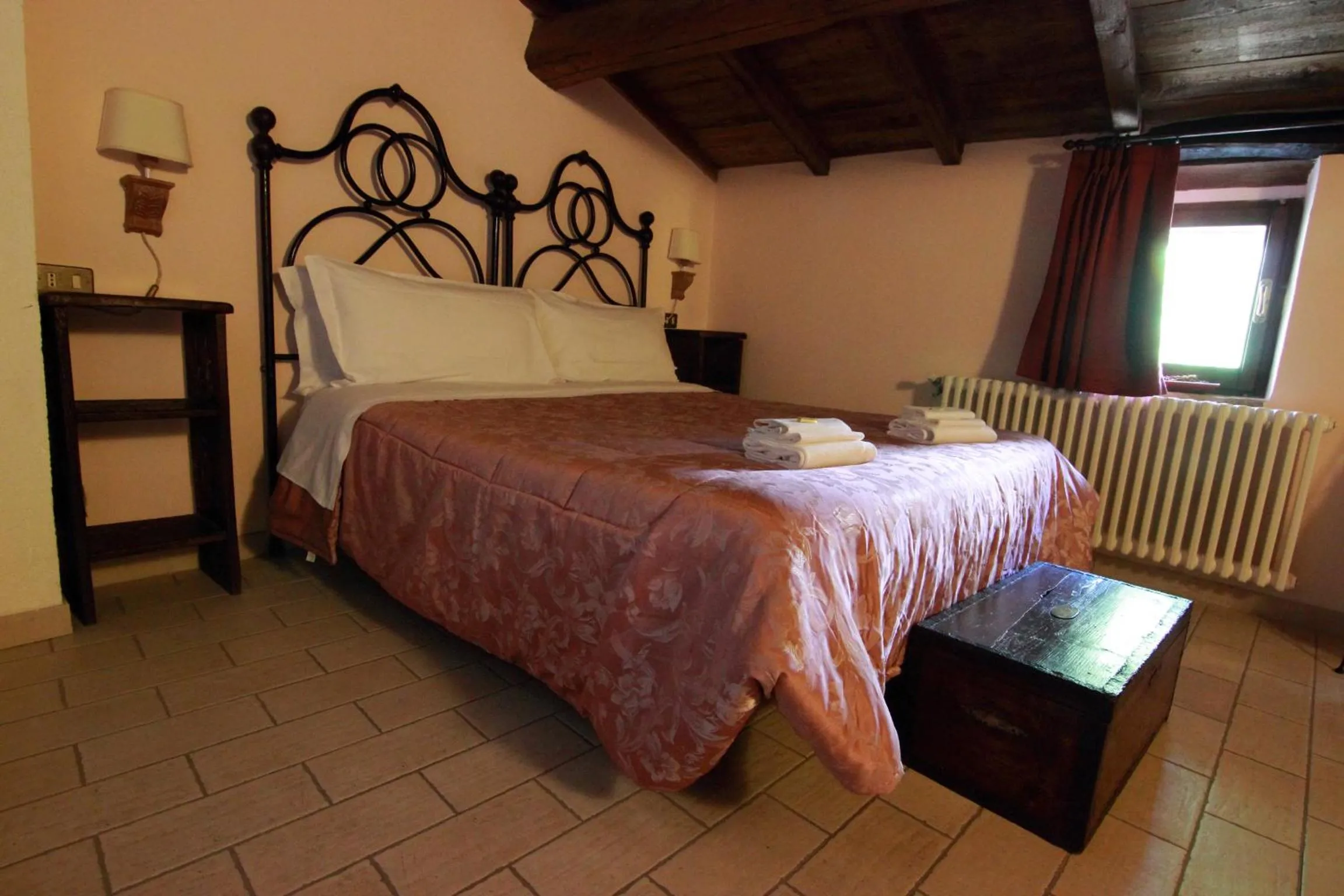 Decorative detail, Bed in Residenza La Torre