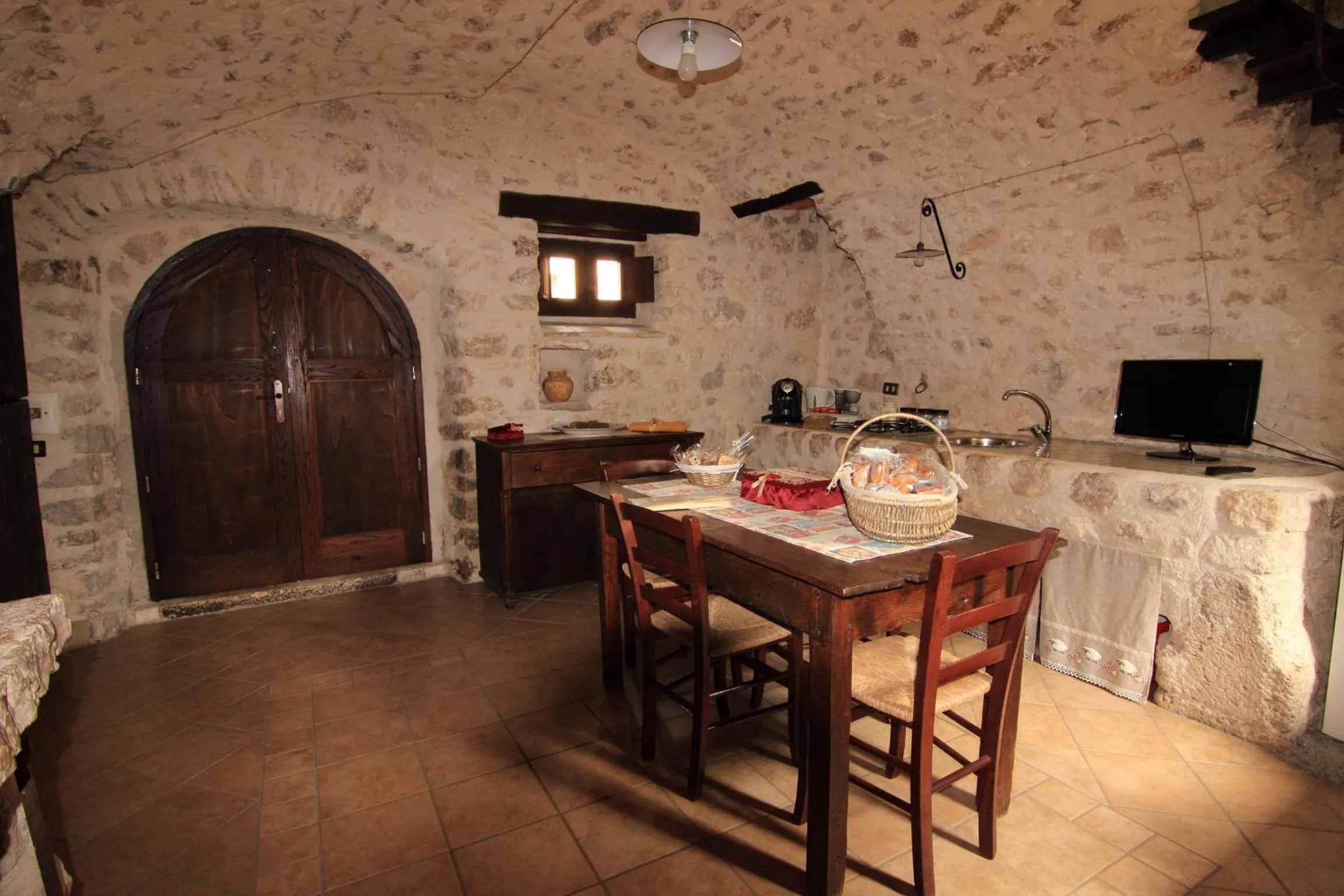 Kitchen or kitchenette in Residenza La Torre