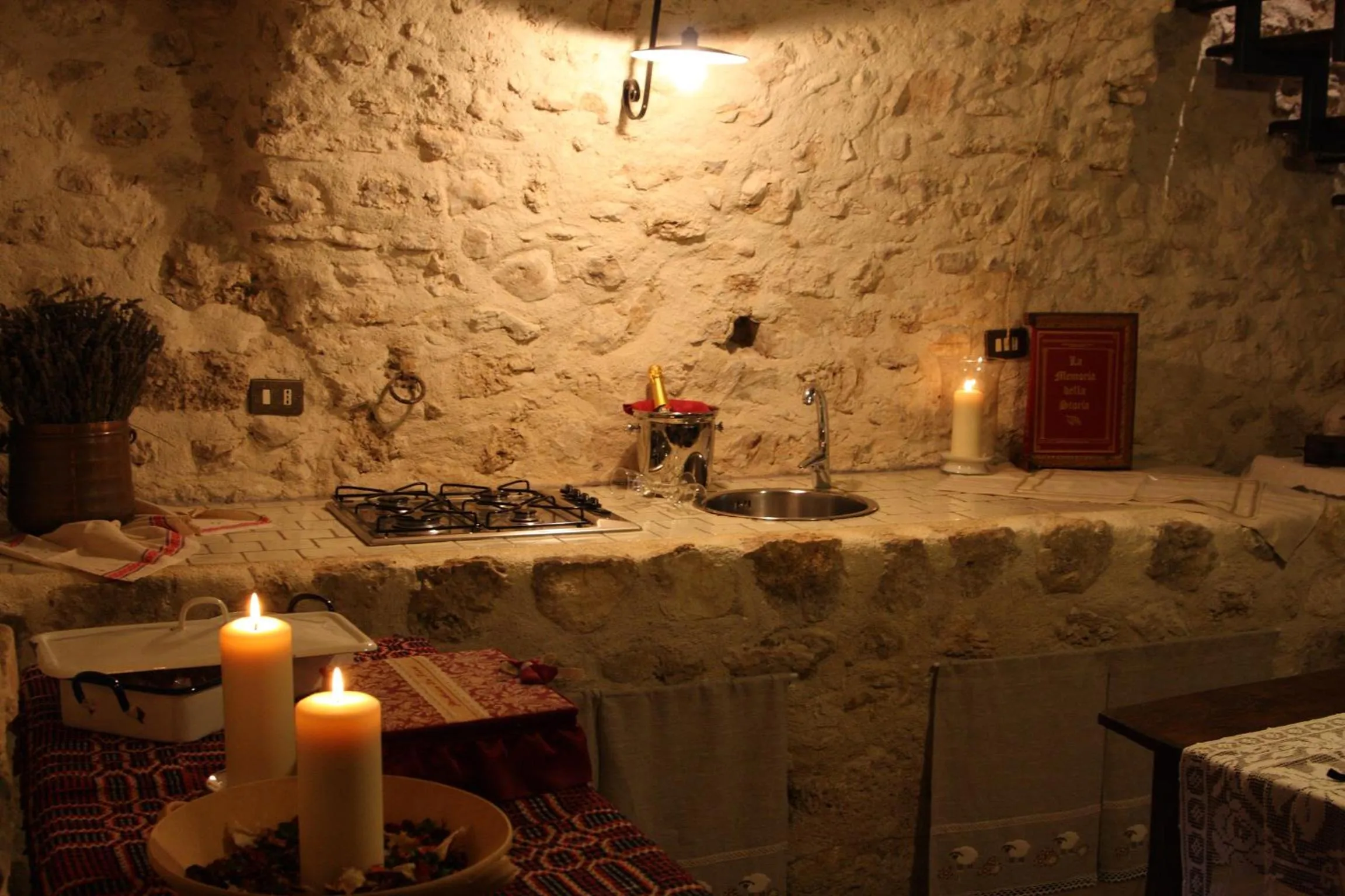 Kitchen or kitchenette in Residenza La Torre