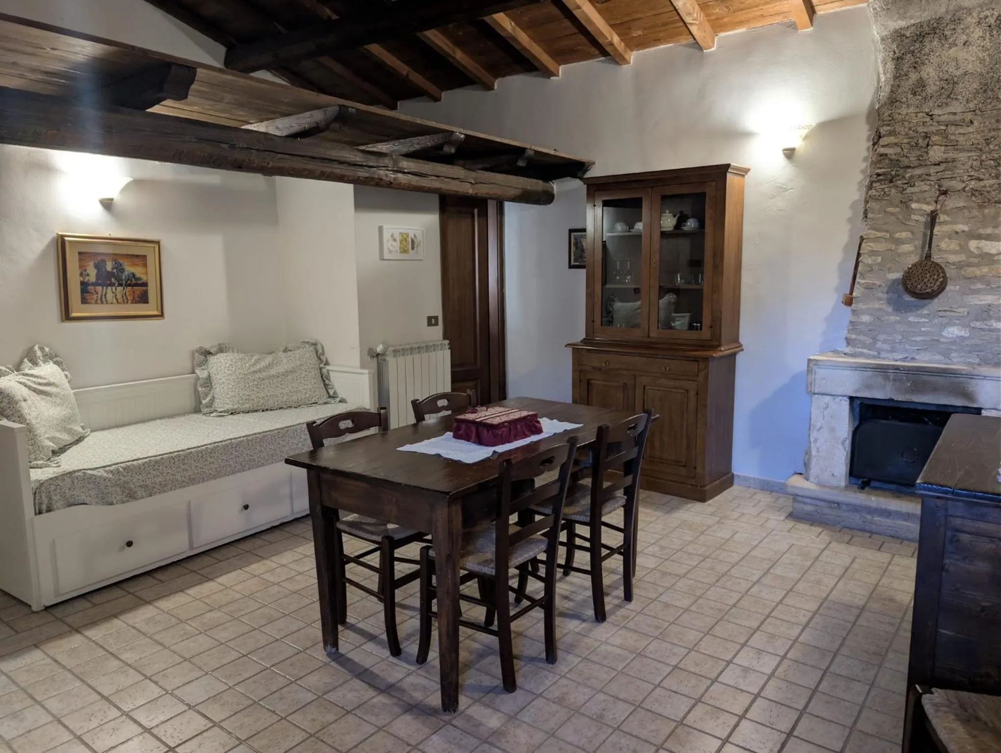 Living room, Bed in Residenza La Torre