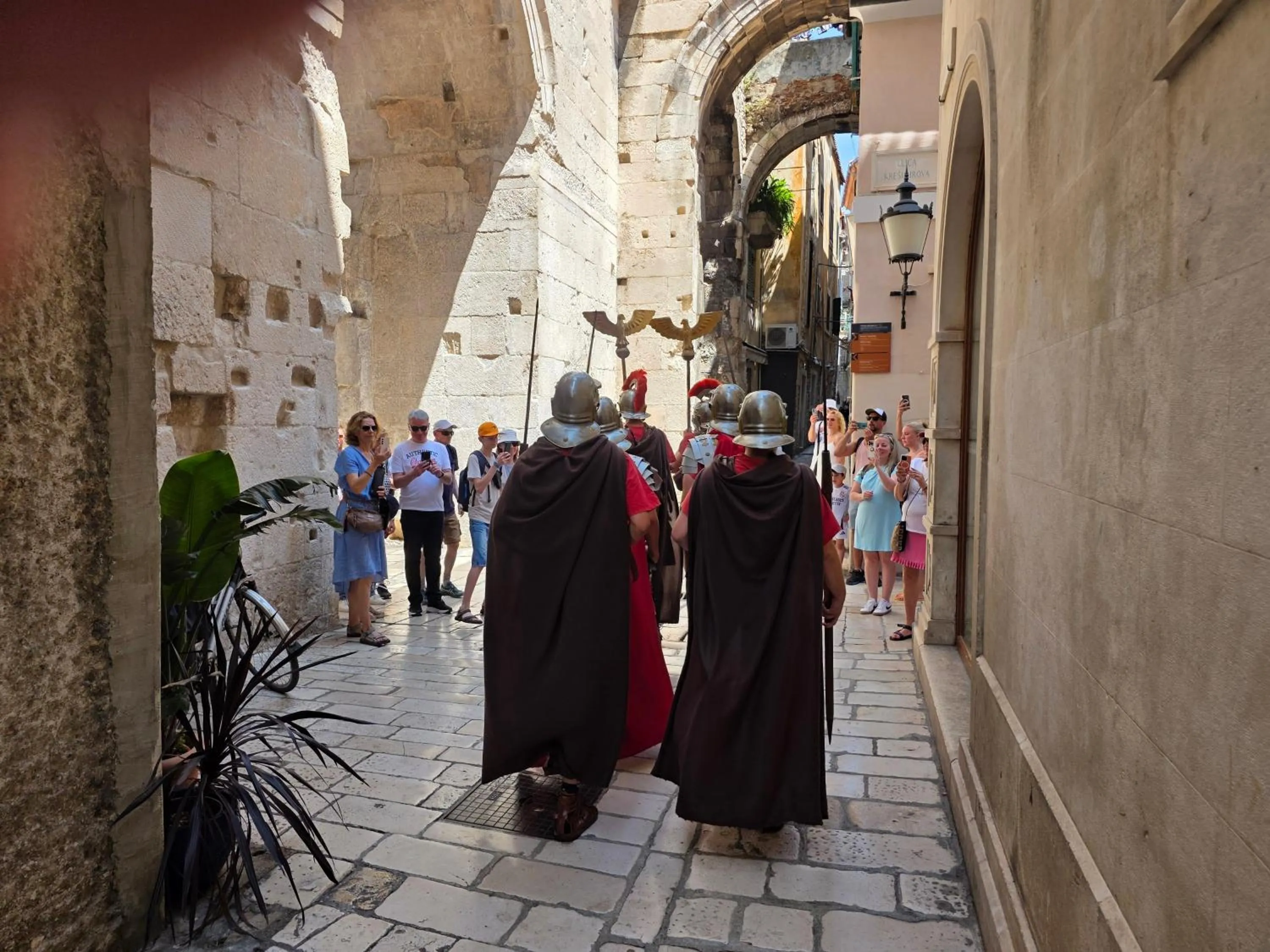 Quiet street view in Malena Palace Experience