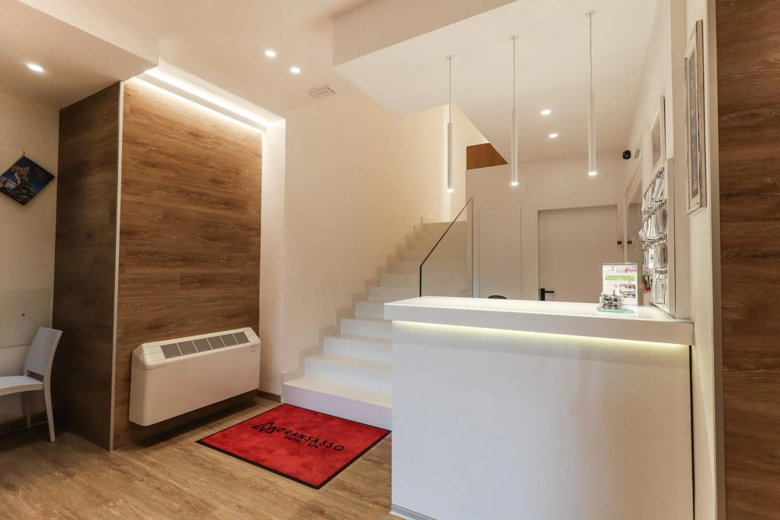 Lobby or reception in Hotel Gran Sasso & SPA