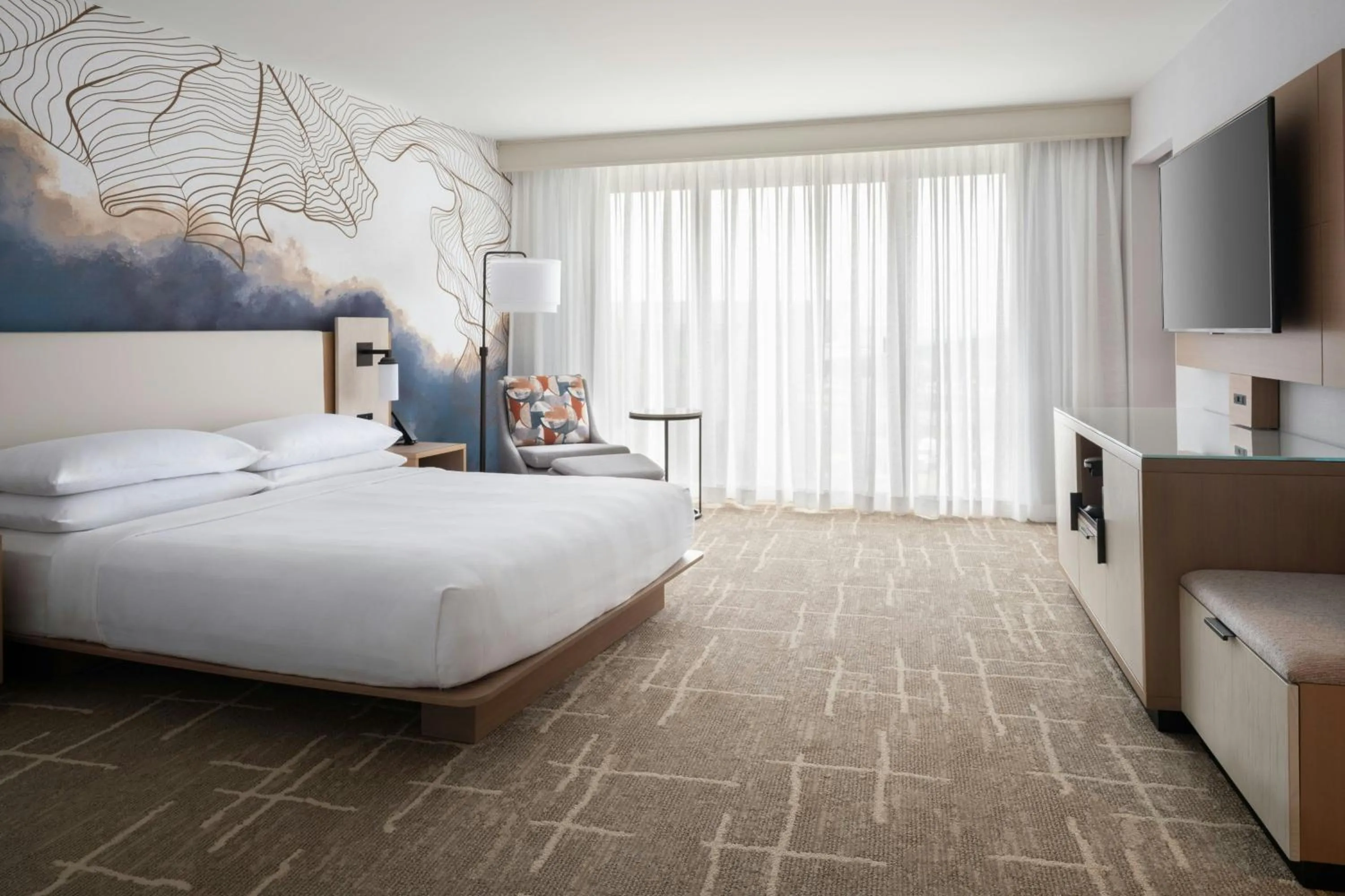 Bedroom, Bed in Tampa Airport Marriott