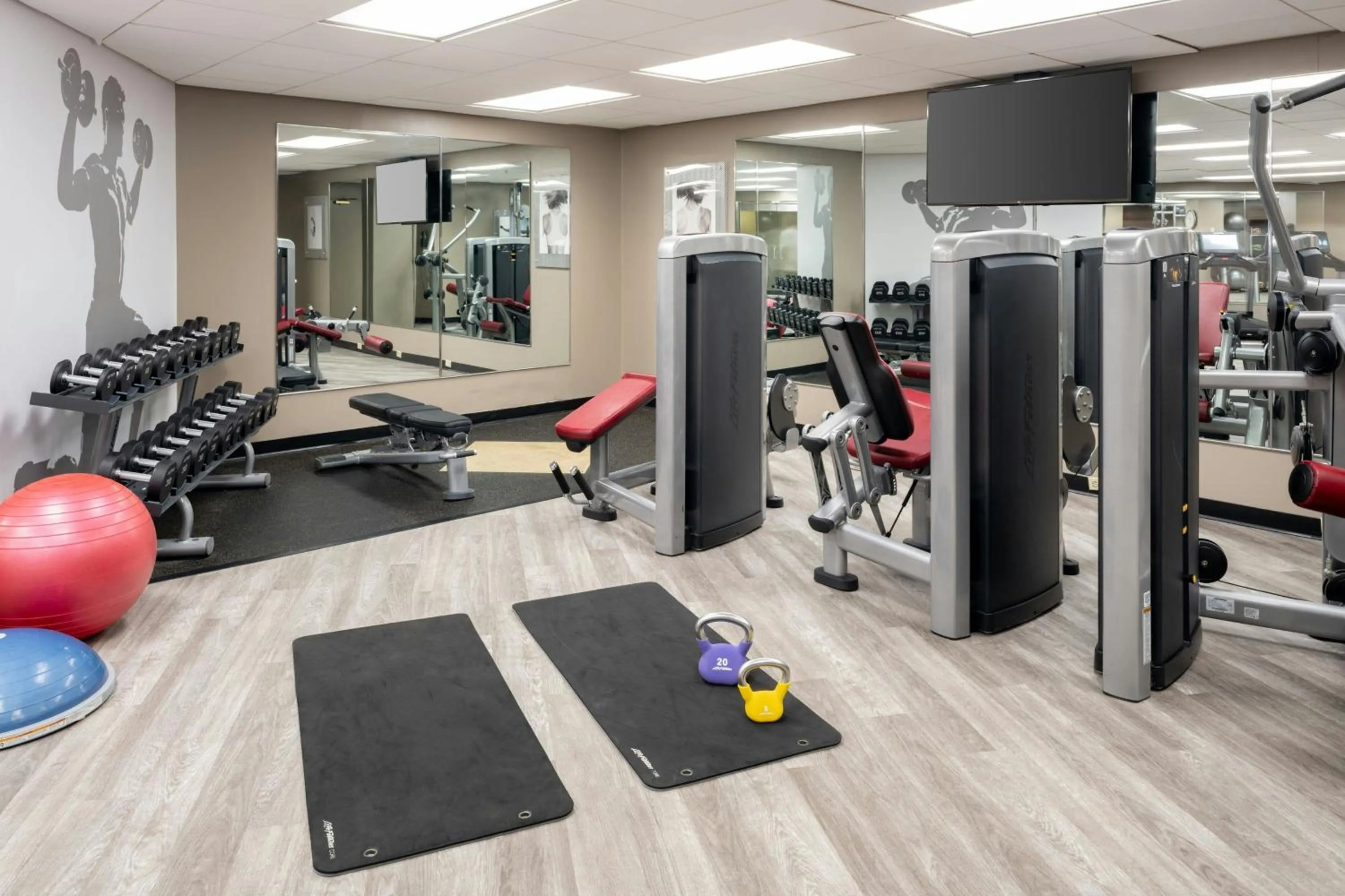 Fitness centre/facilities in Tampa Airport Marriott