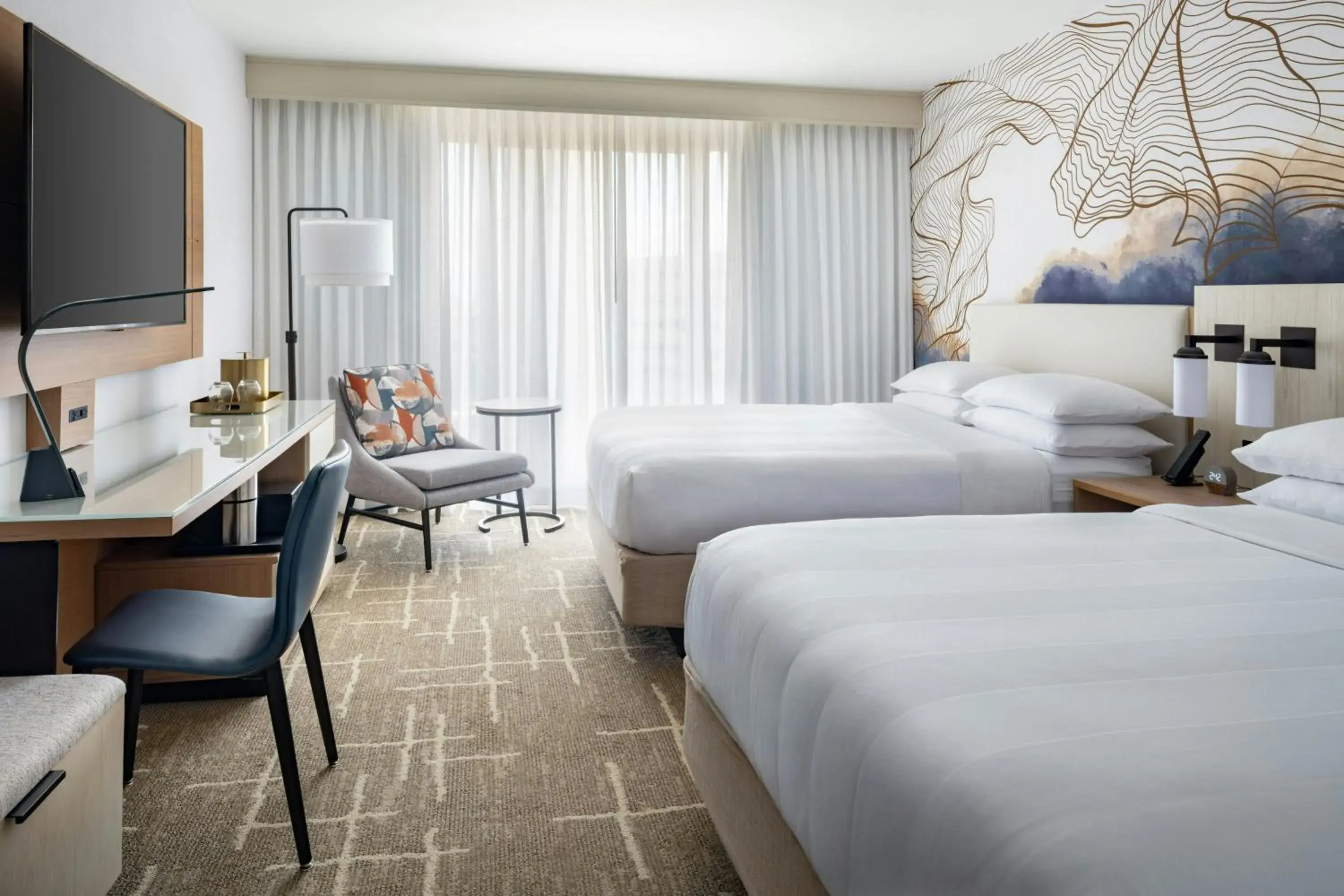 Concierge Level Guest Room - 2 Queen Beds - Newly Renovated! in Tampa Airport Marriott Concierge Level Guest Room - 2 Queen Beds - Newly Renovated! in Tampa Airport Marriott