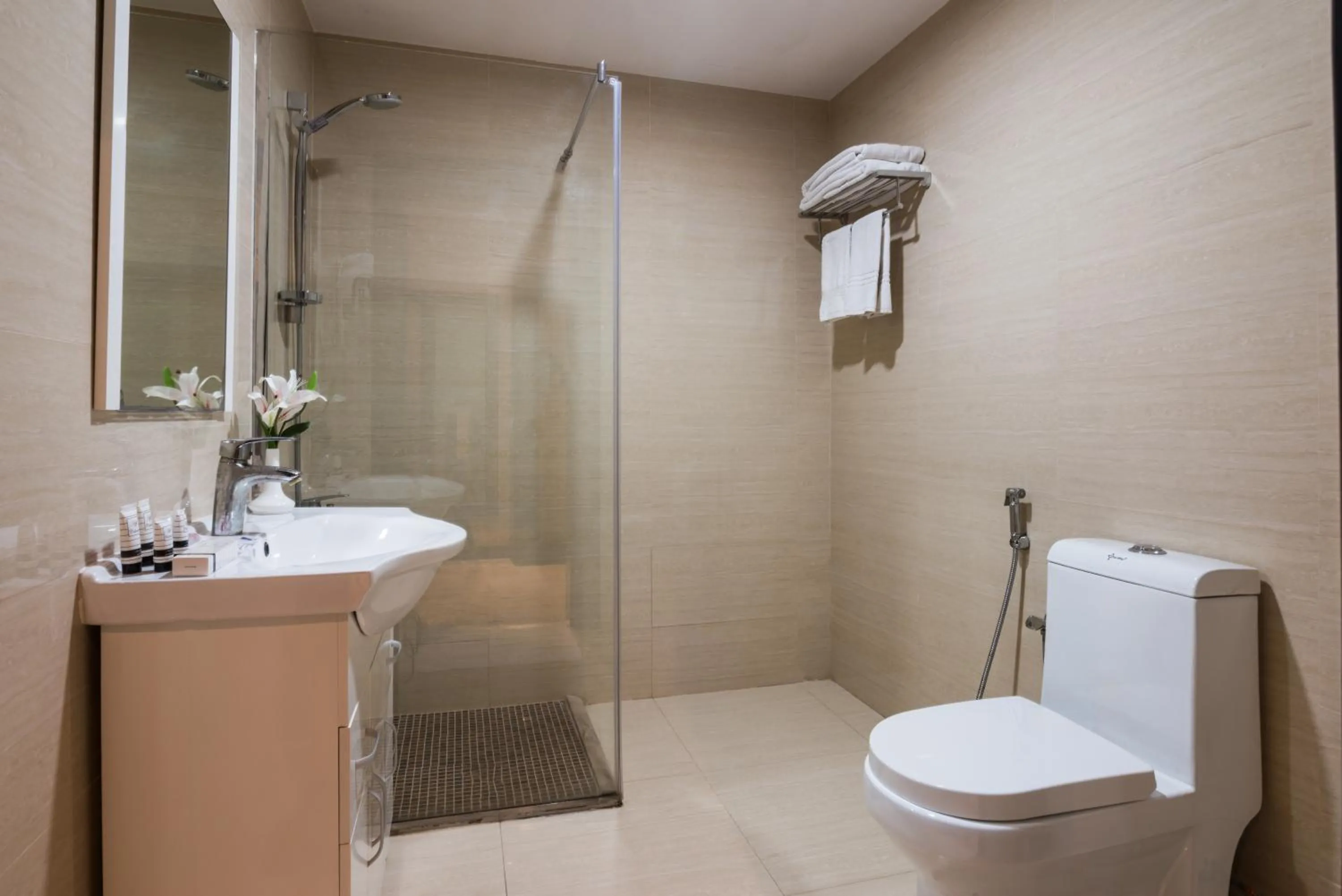 Bathroom in Naviti Warwick Al Khobar