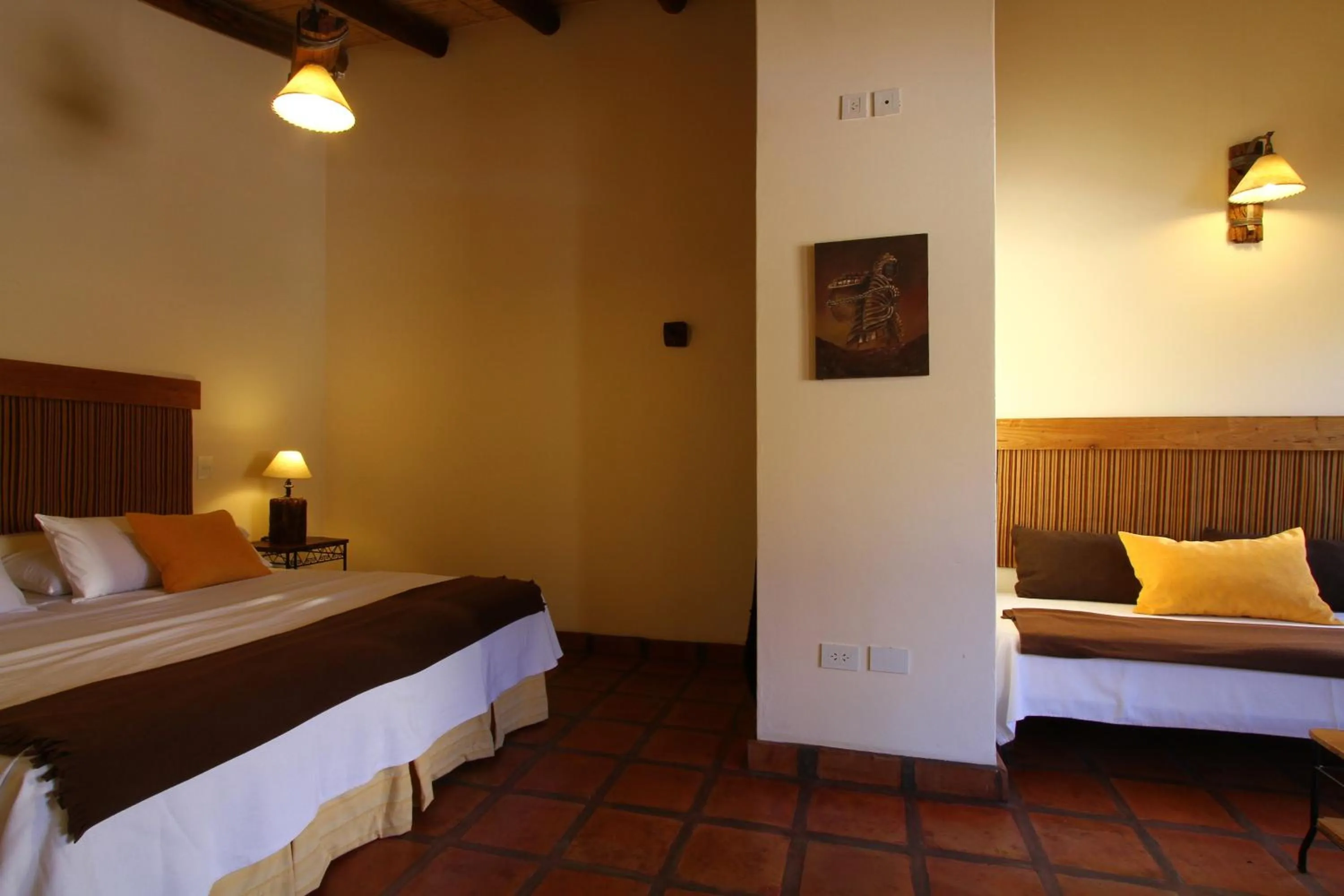 Bed in Hotel El Reposo Del Diablo