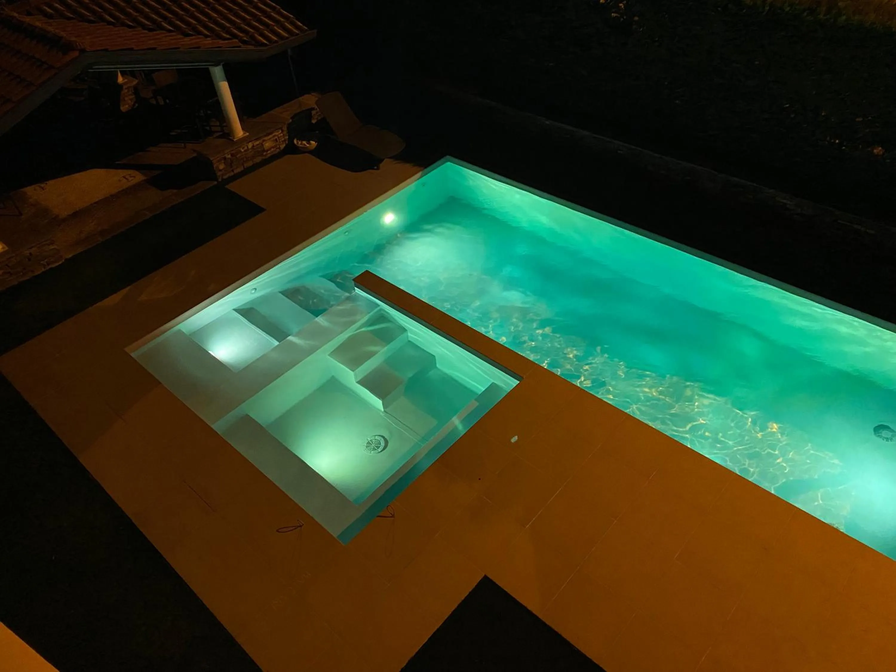 Pool view in B&B ARCOBALENO