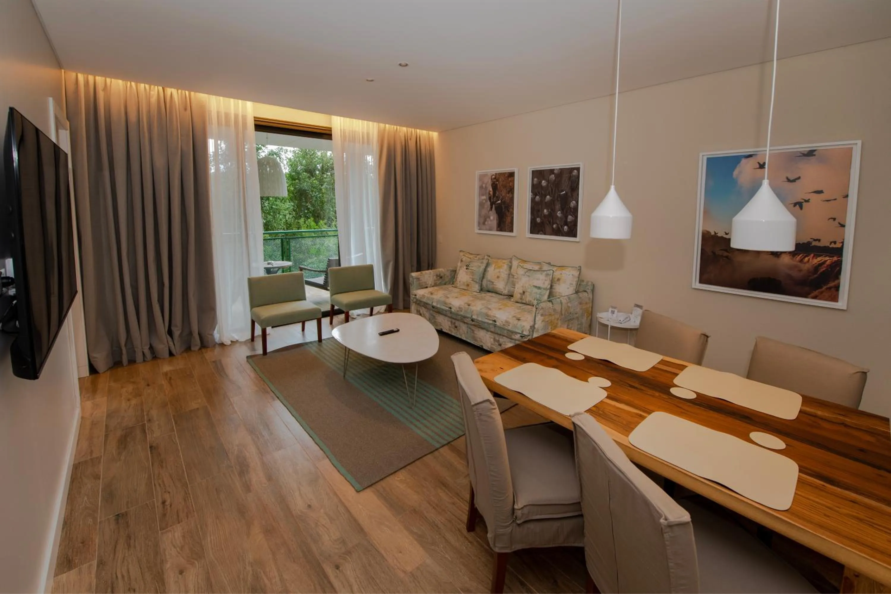 Living room in Iguazu Jungle Lodge