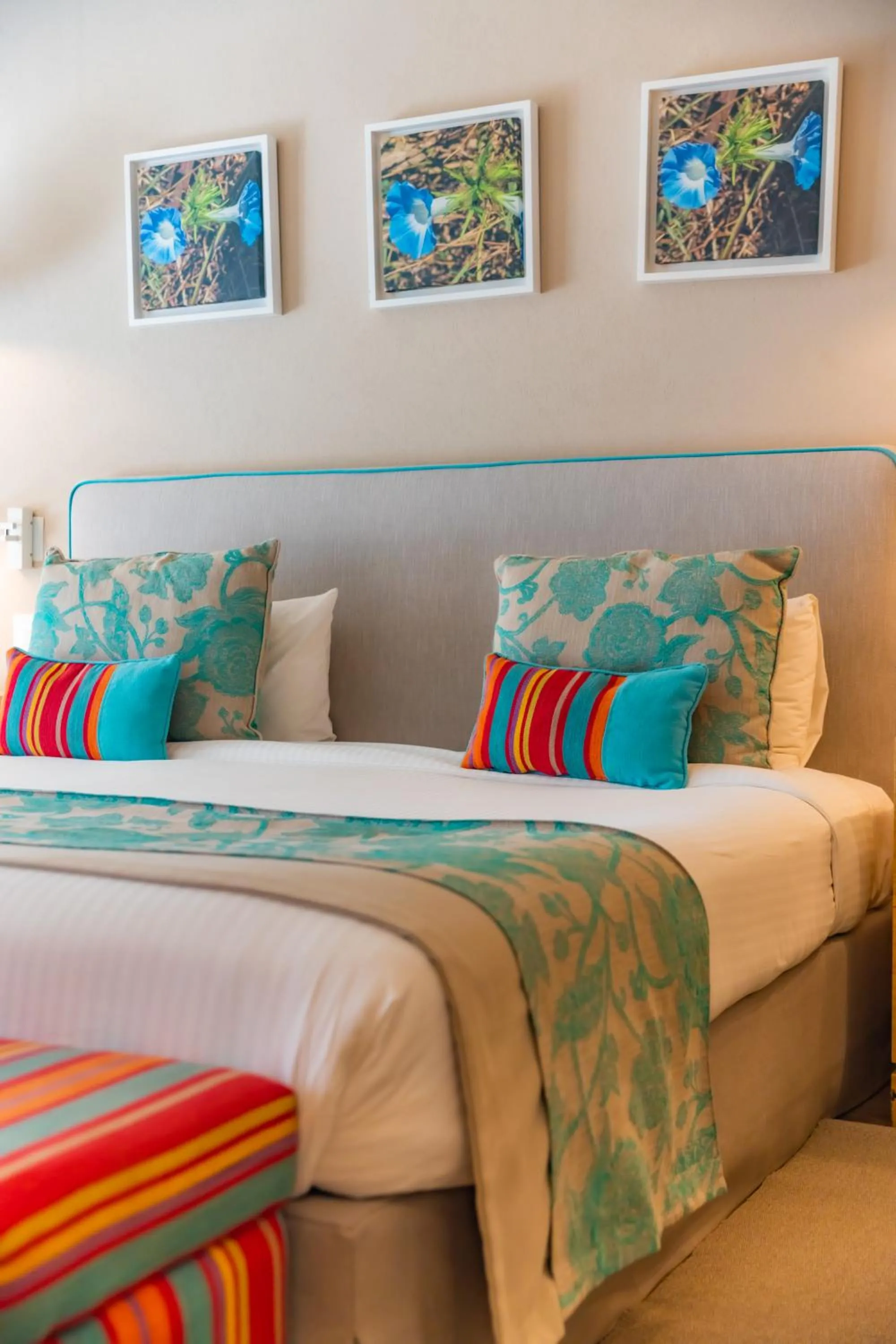 Bed in Iguazu Jungle Lodge