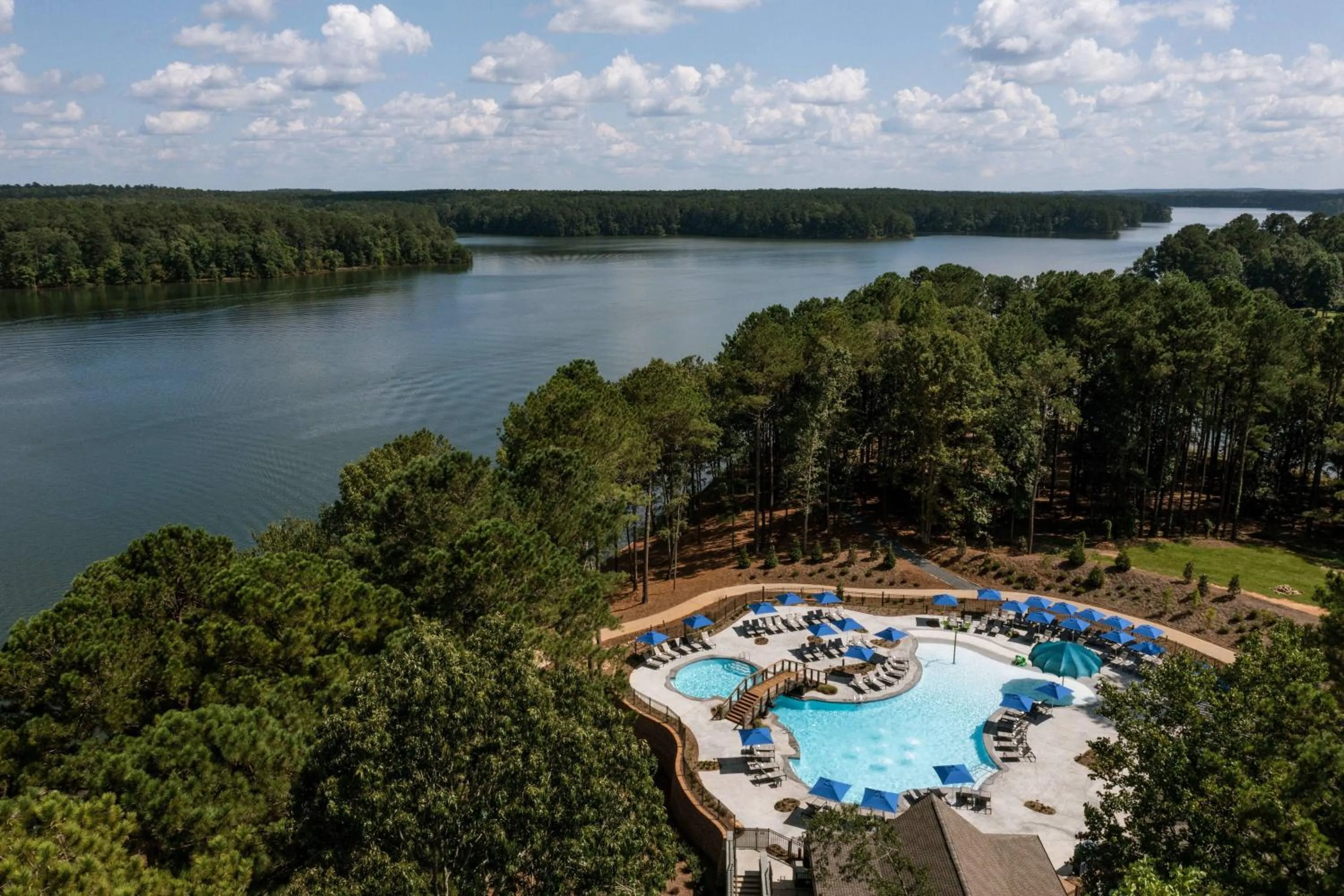Swimming pool in The Ritz-Carlton Reynolds, Lake Oconee