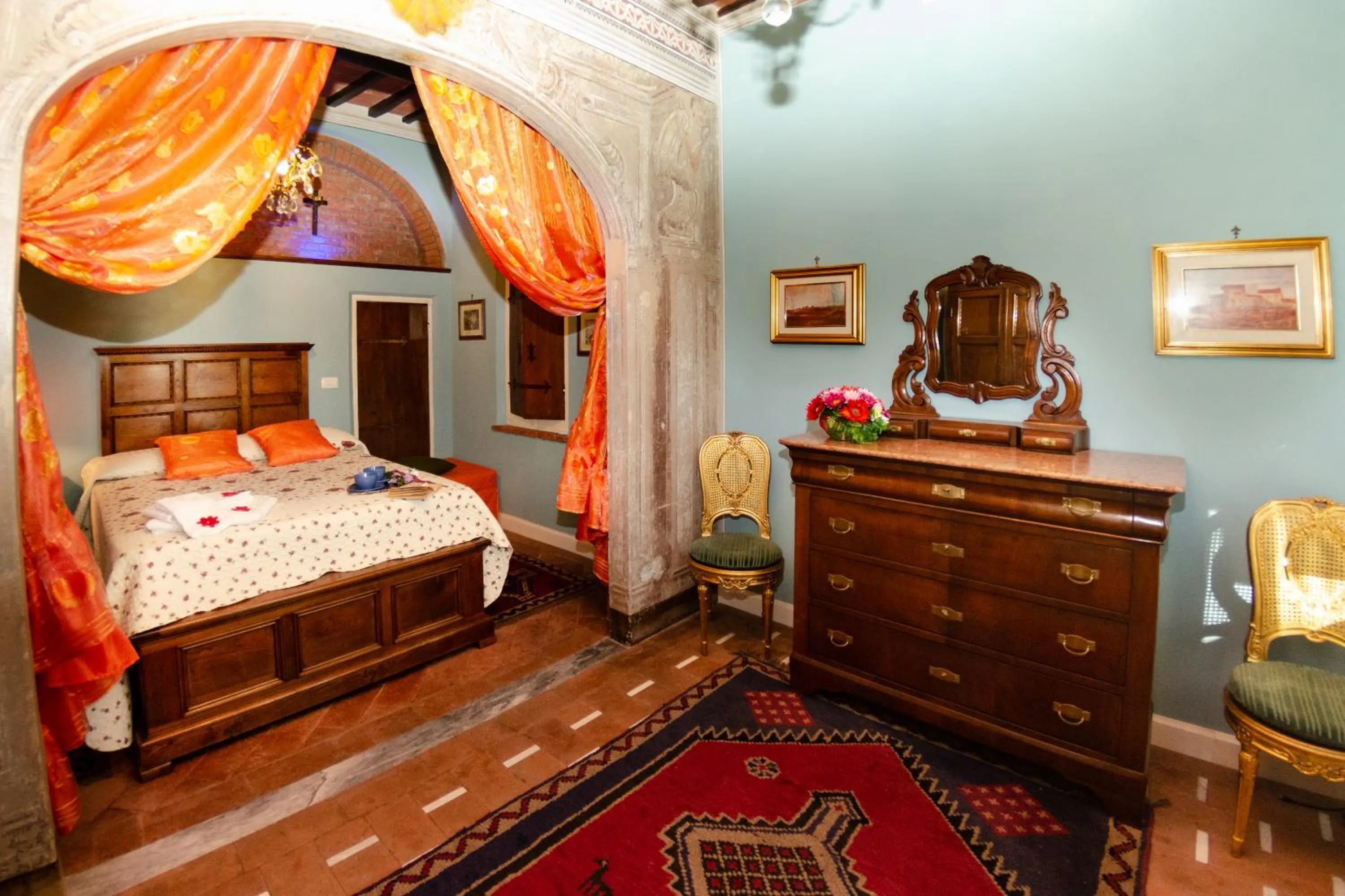 Bedroom, Bed in Villa al Borghetto