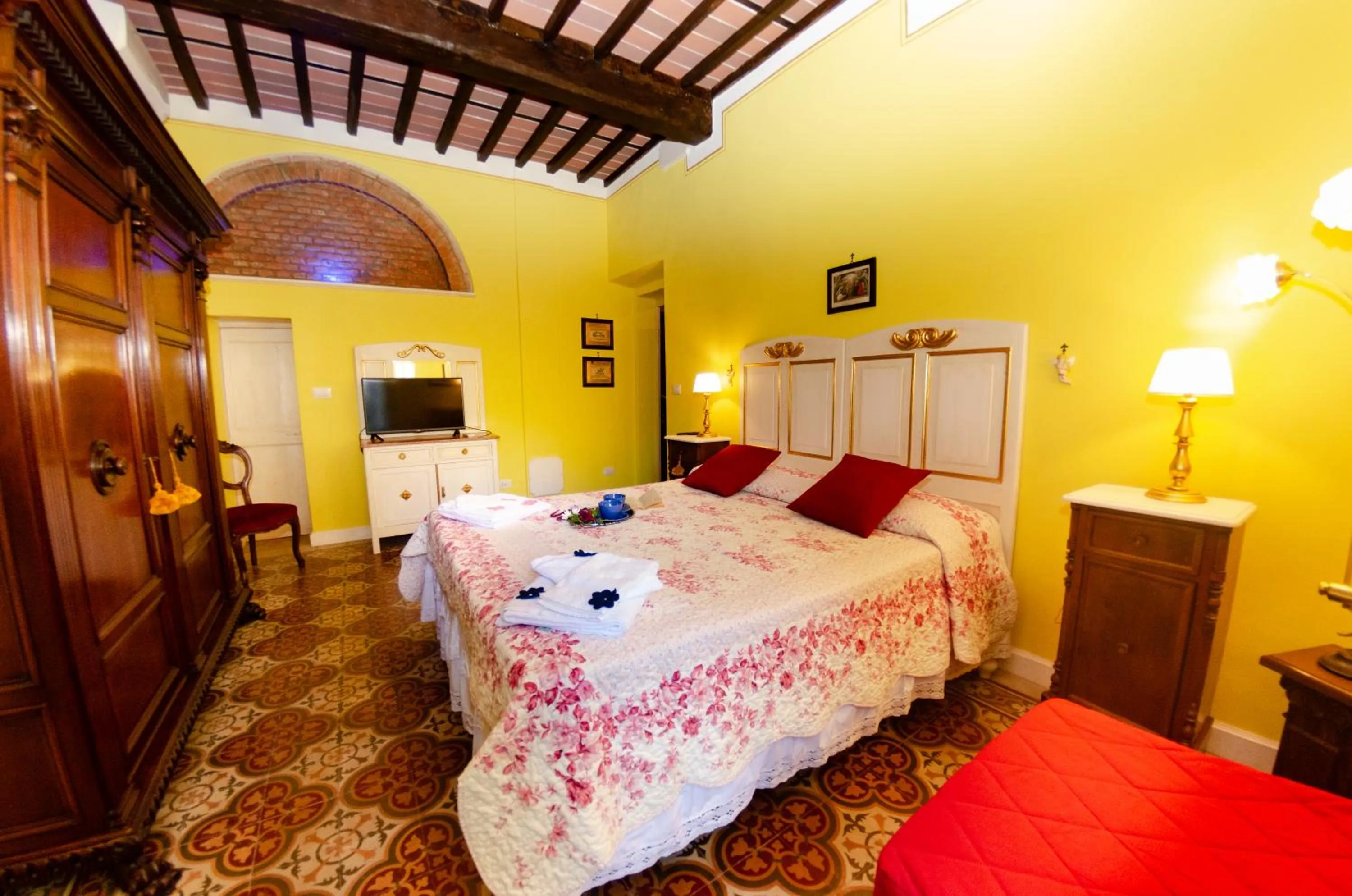 Bedroom, Bed in Villa al Borghetto