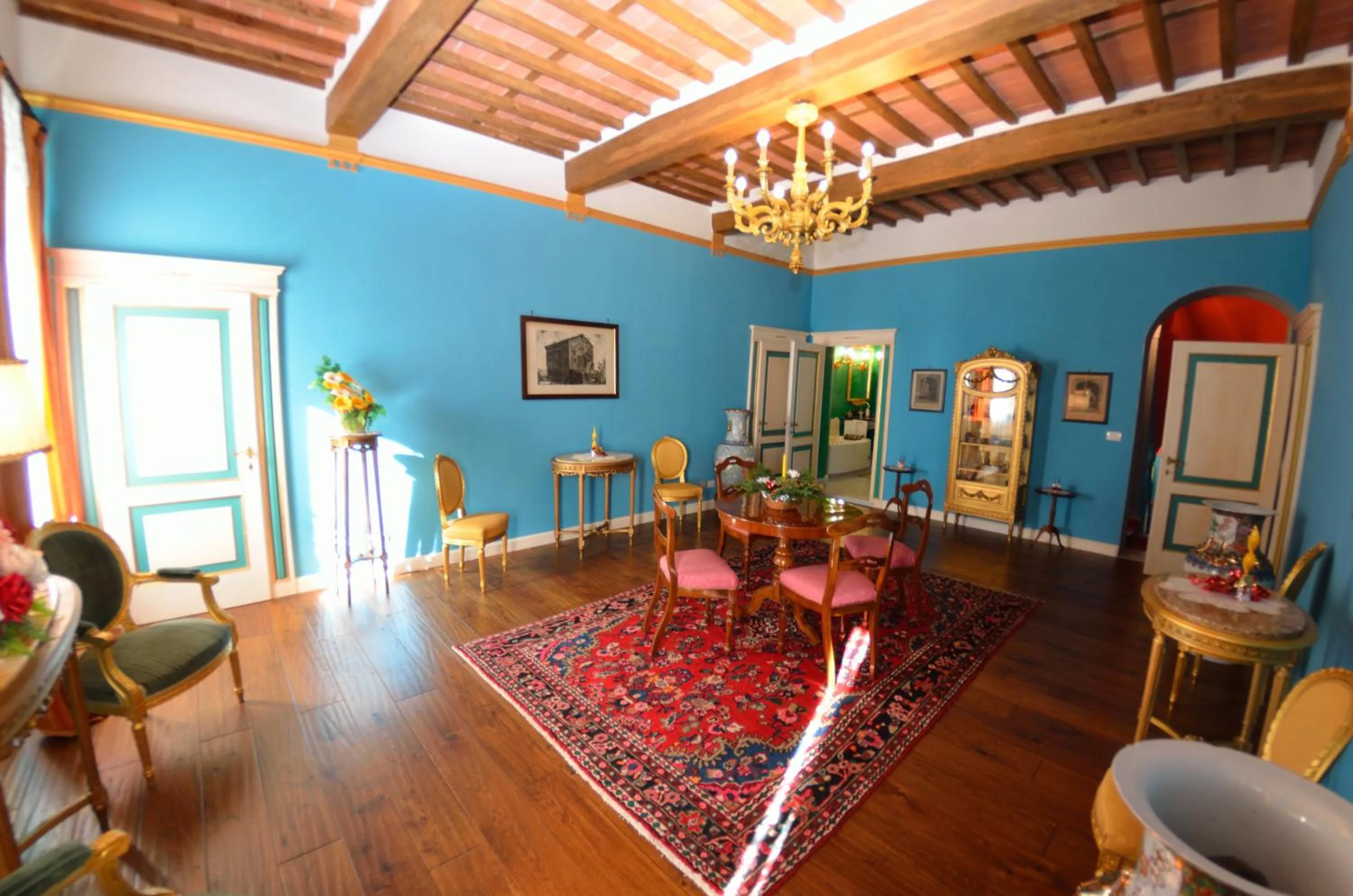 Living room in Villa al Borghetto