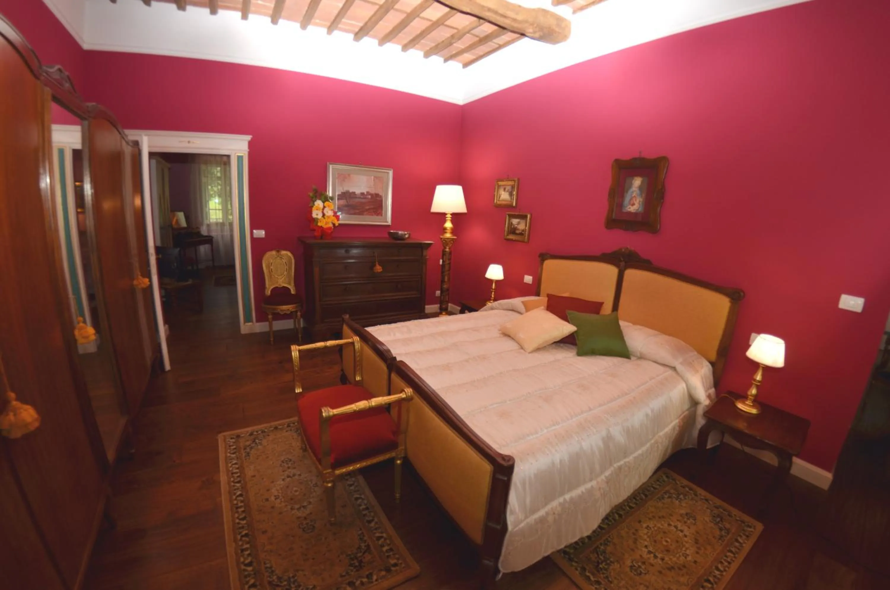 Bedroom, Bed in Villa al Borghetto