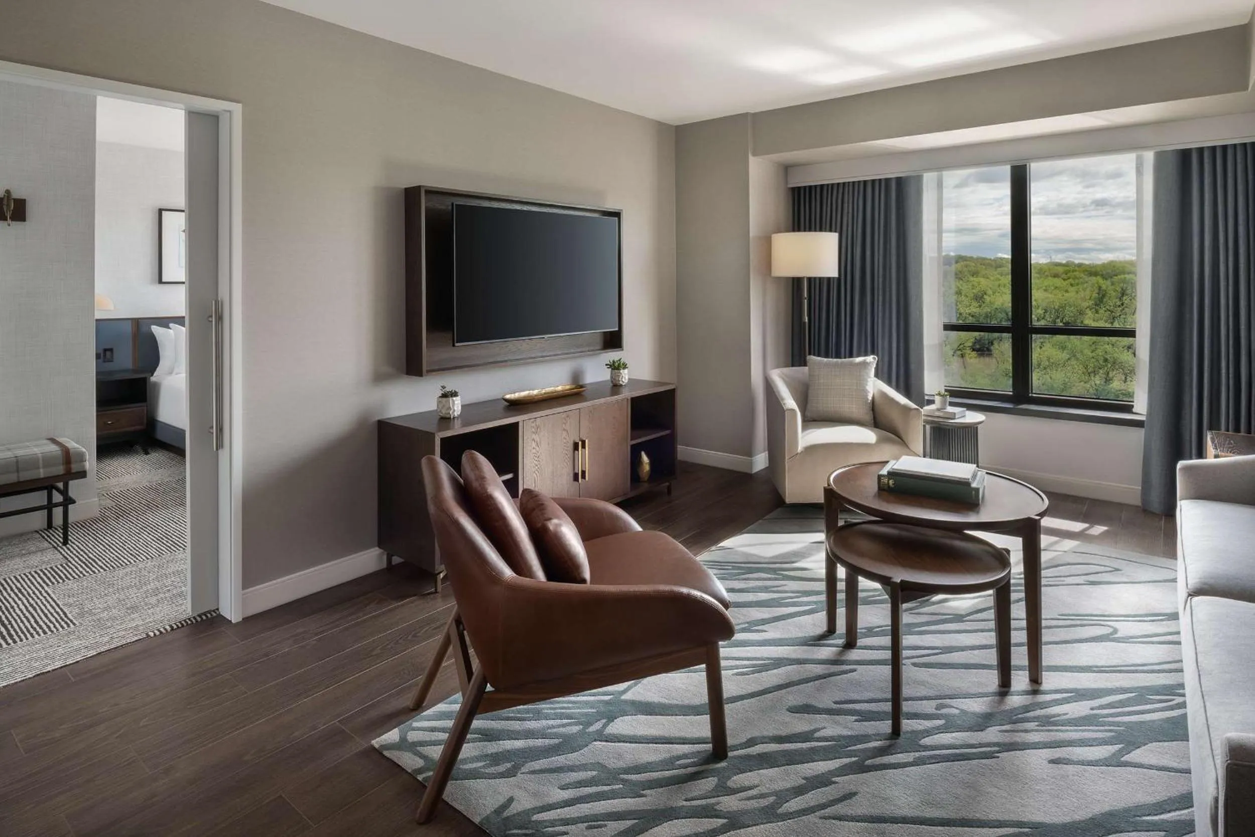 Photo of the whole room in Hyatt Regency Coralville