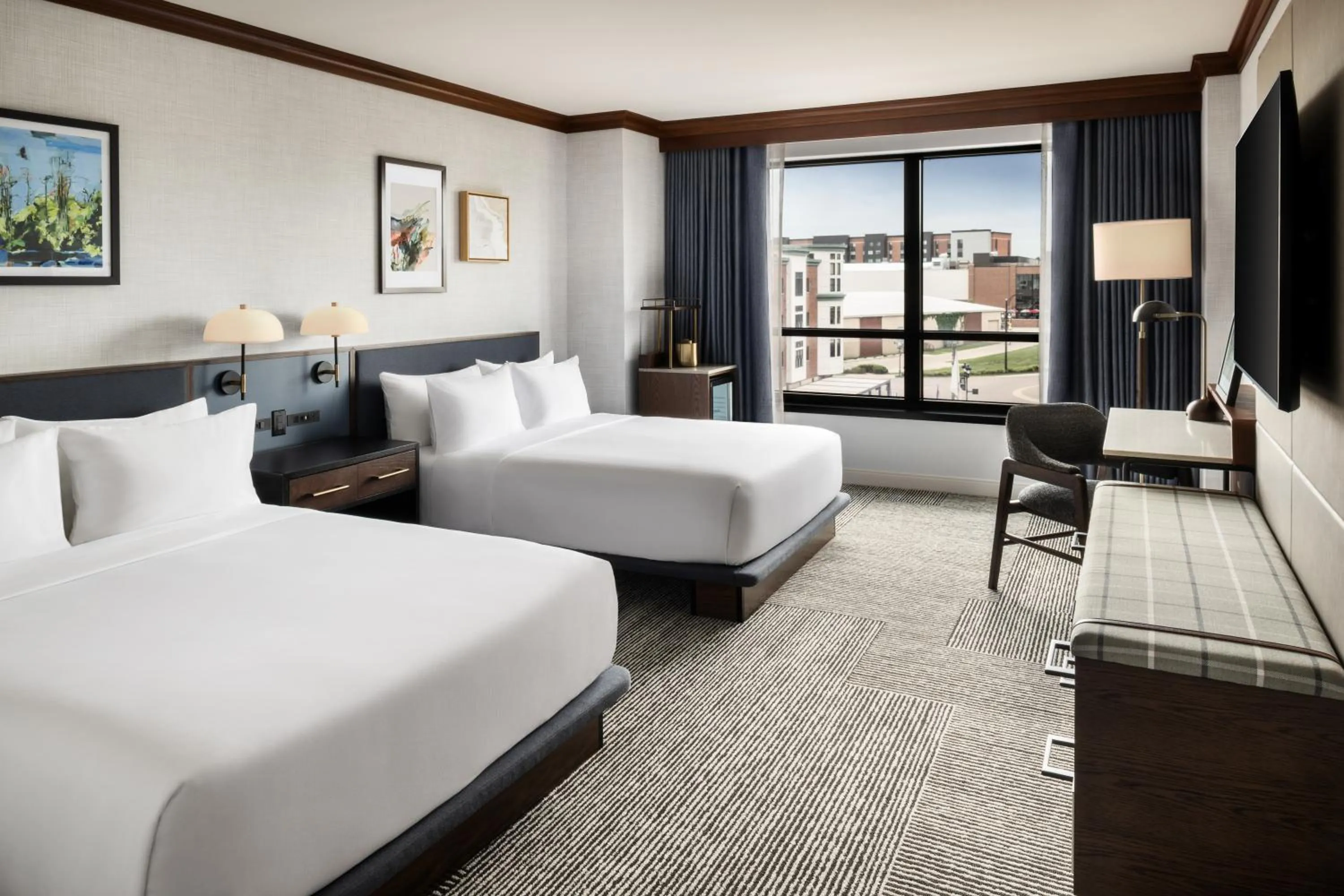 Bed in Hyatt Regency Coralville