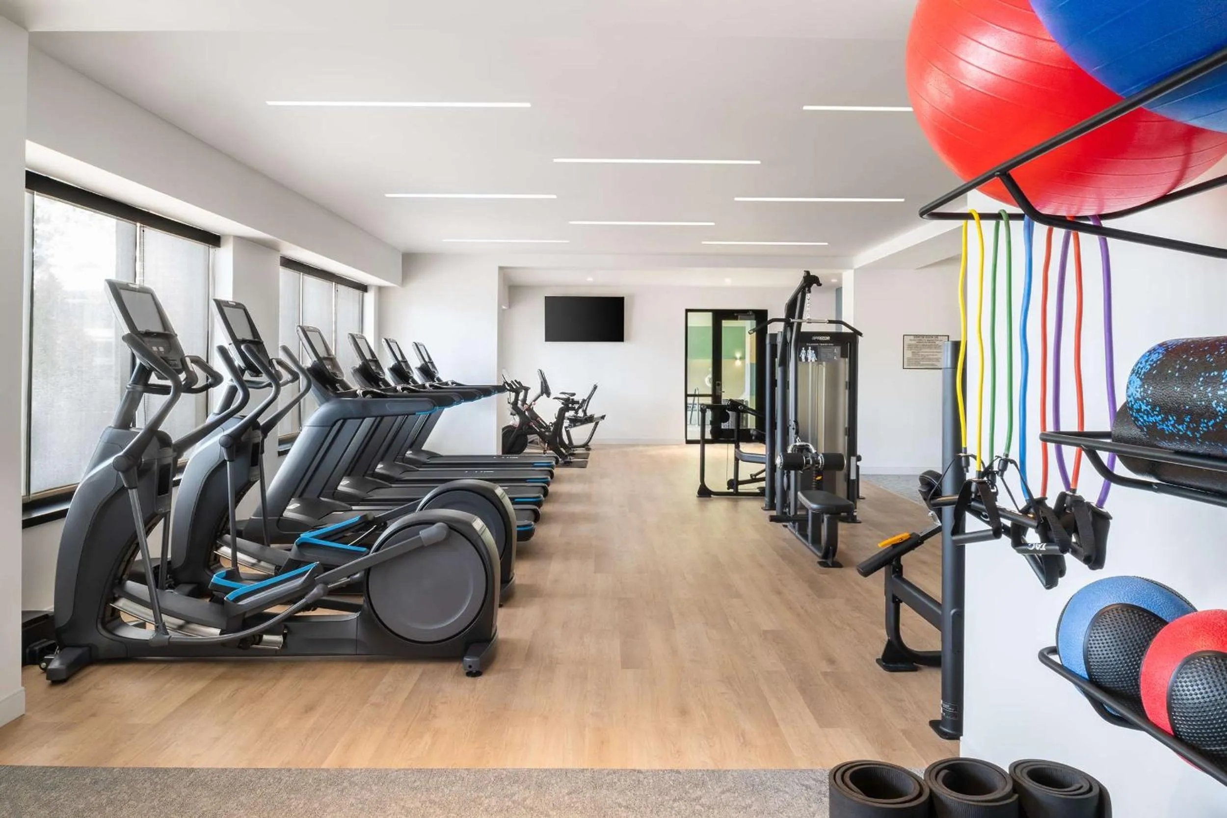 Fitness centre/facilities in Hyatt Regency Coralville