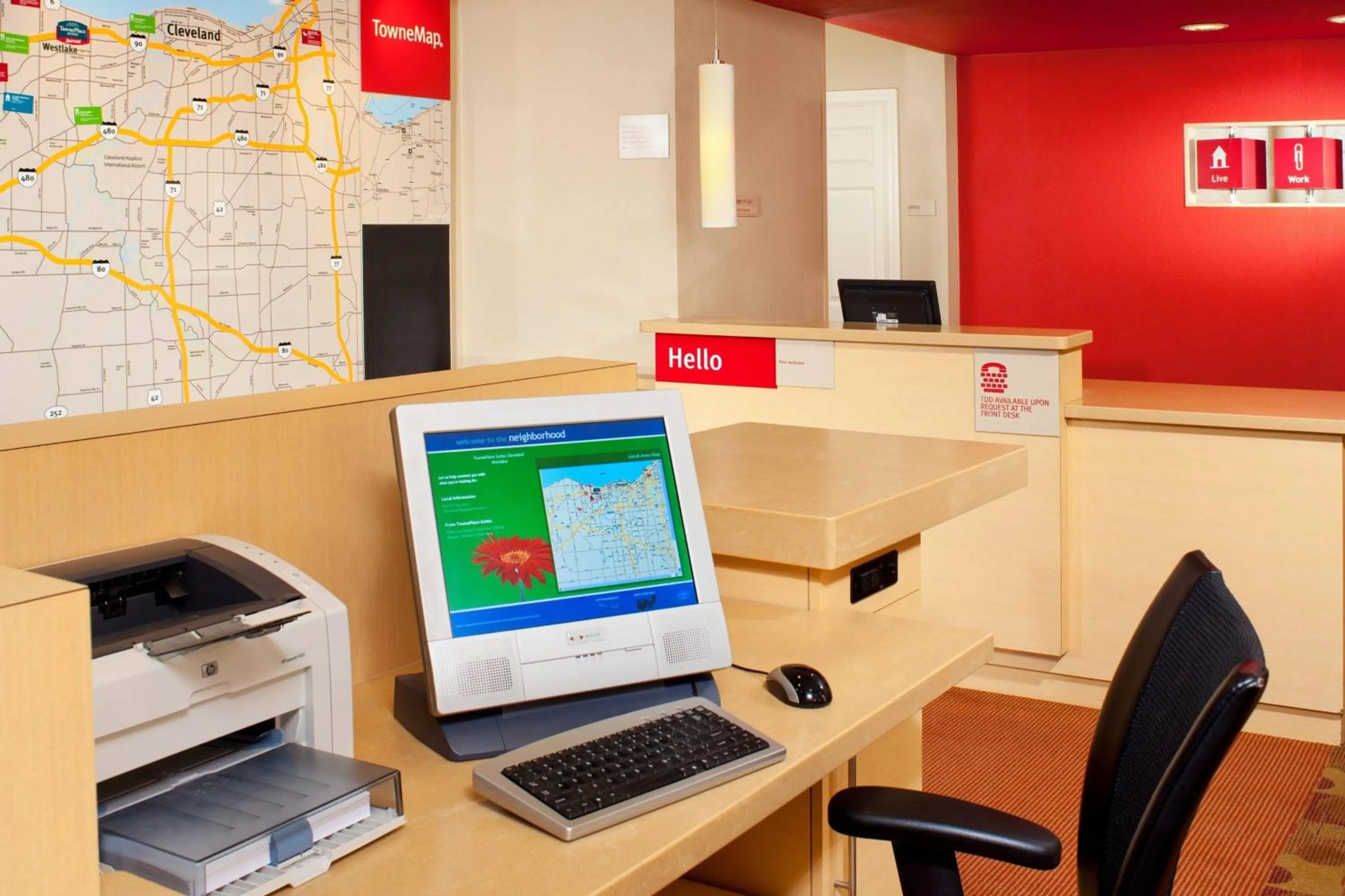 Lobby or reception in Towneplace Suites by Marriott Cleveland Westlake