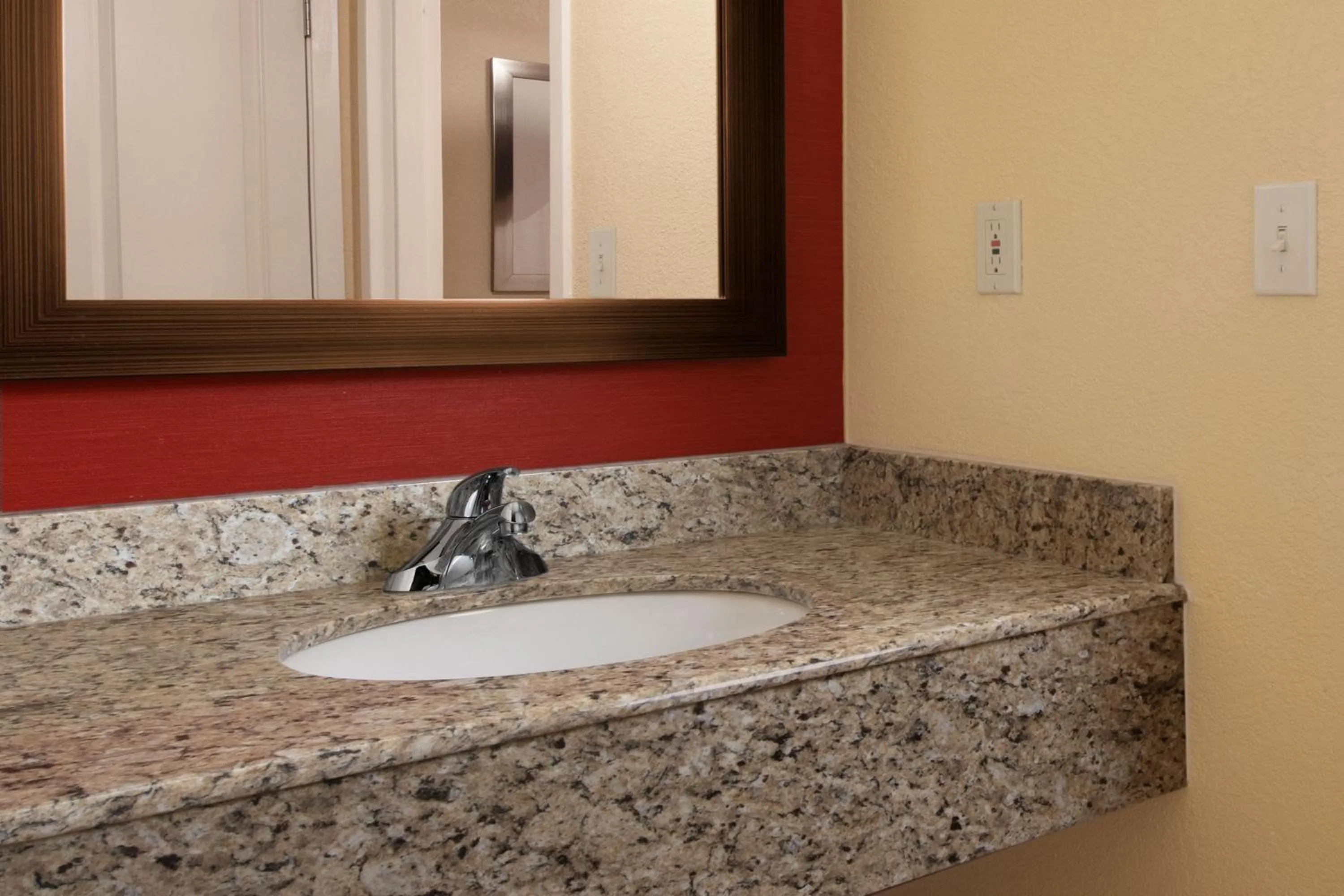 Bathroom in Courtyard by Marriott Dallas Plano in Legacy Park