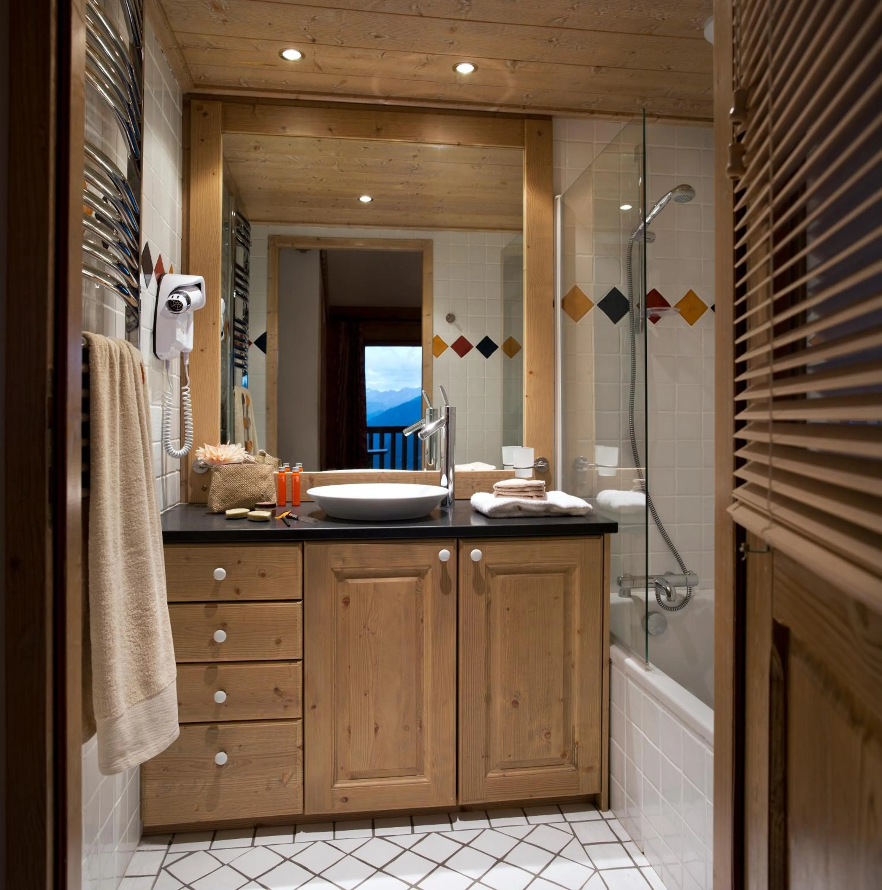 Bathroom in CGH Résidences & Spas Les Cimes Blanches