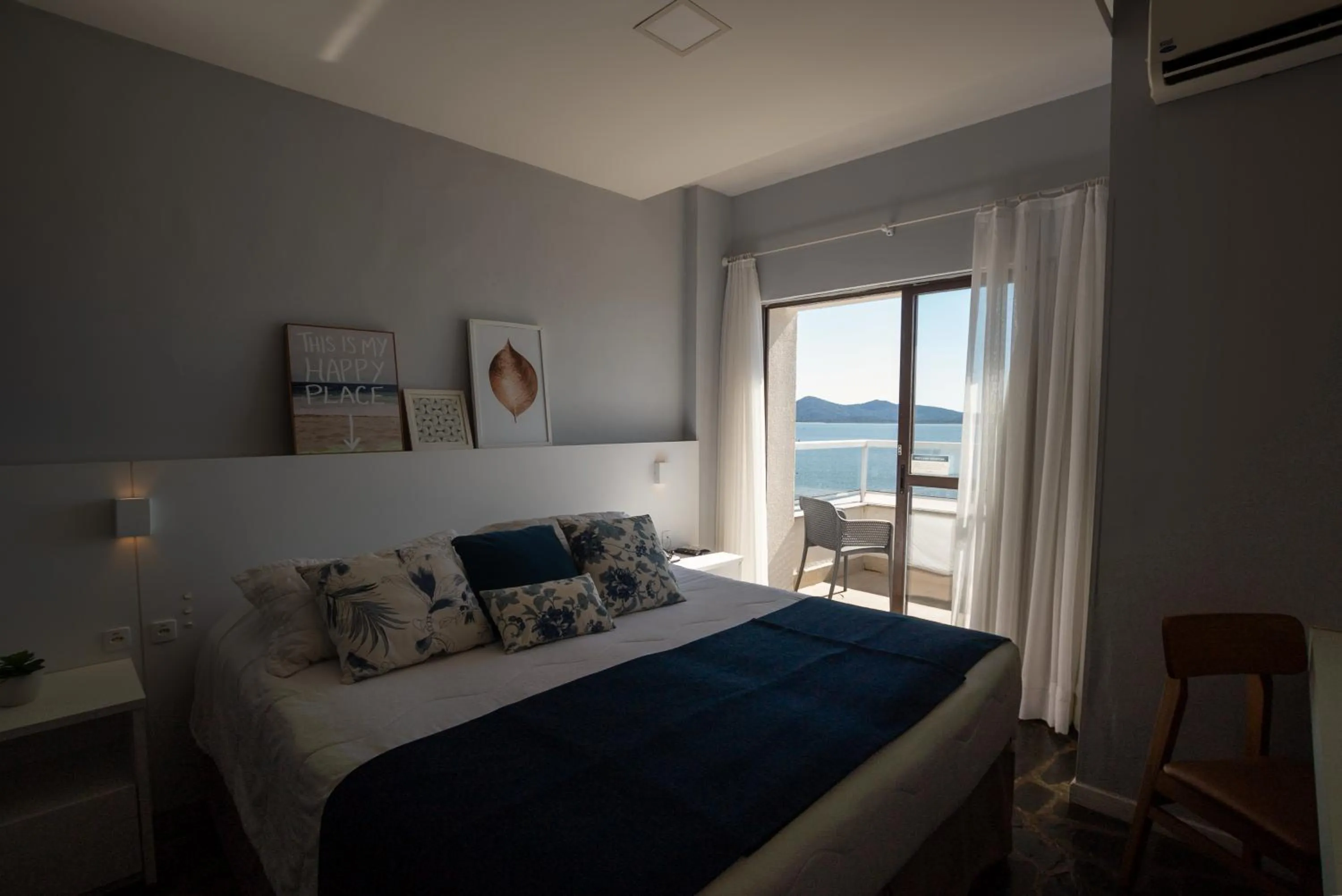 Bed in Hotel Villareal São Francisco do Sul