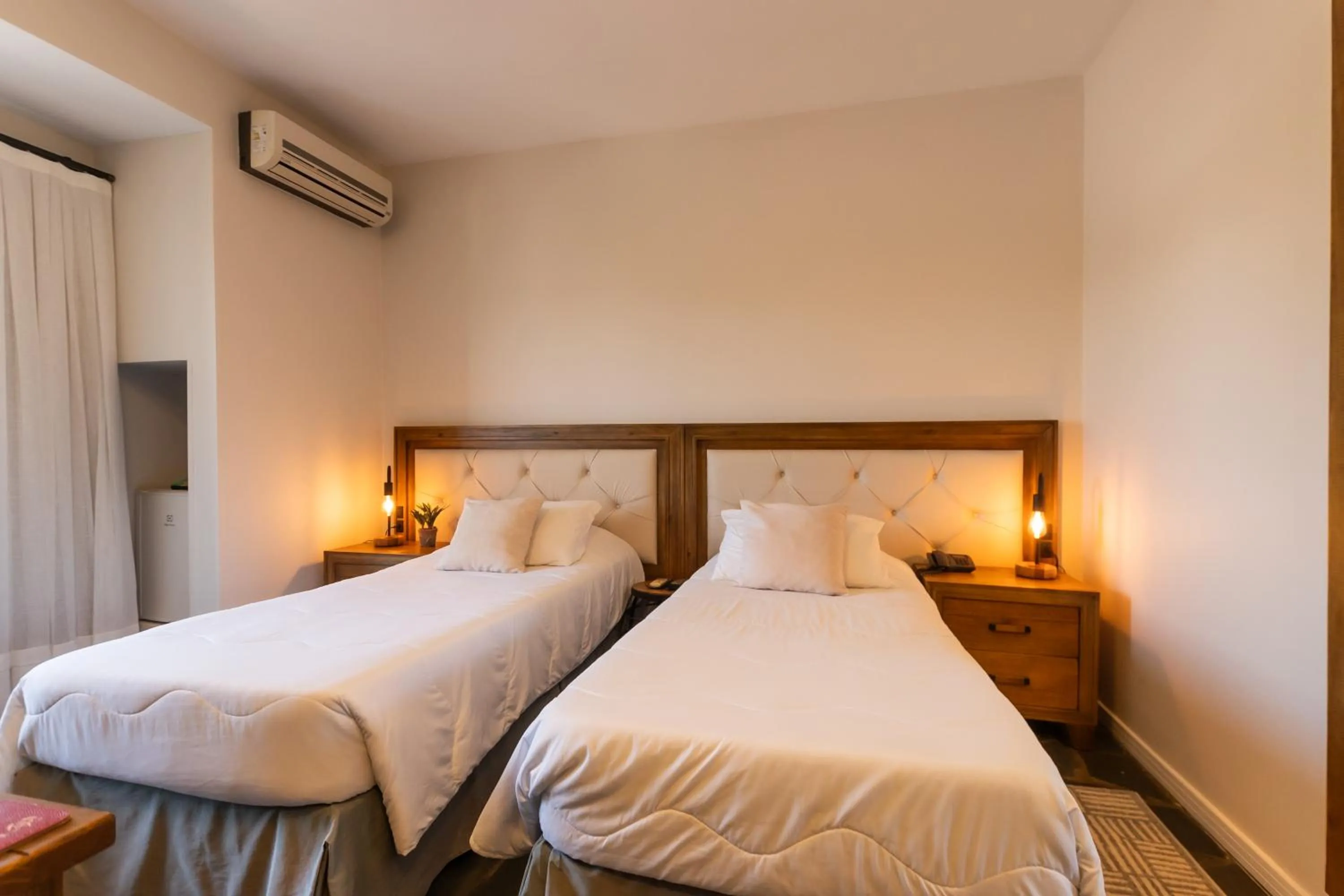 Bed in Hotel Villareal São Francisco do Sul