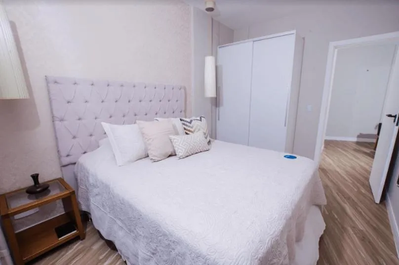 Bed in Hotel Villareal São Francisco do Sul