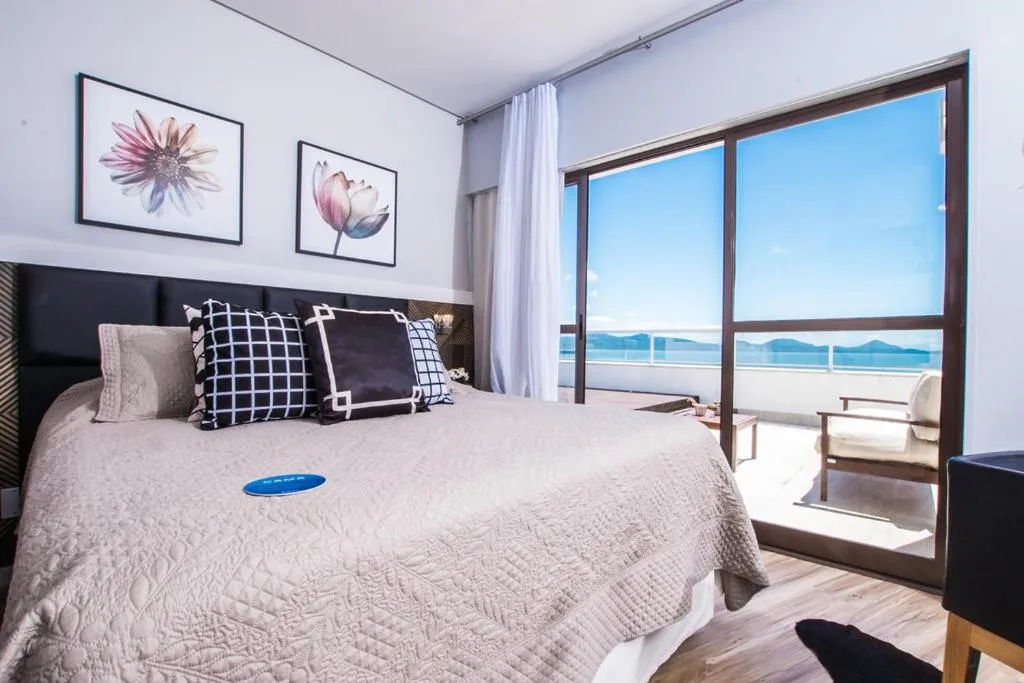 Bed in Hotel Villareal São Francisco do Sul