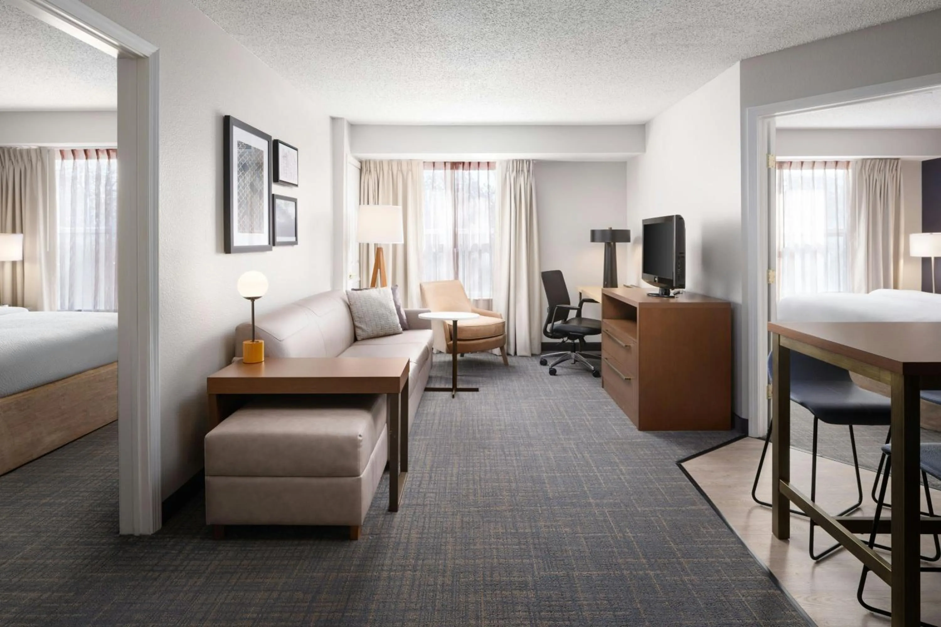 Living room, Bed in Residence Inn by Marriott Fort Collins