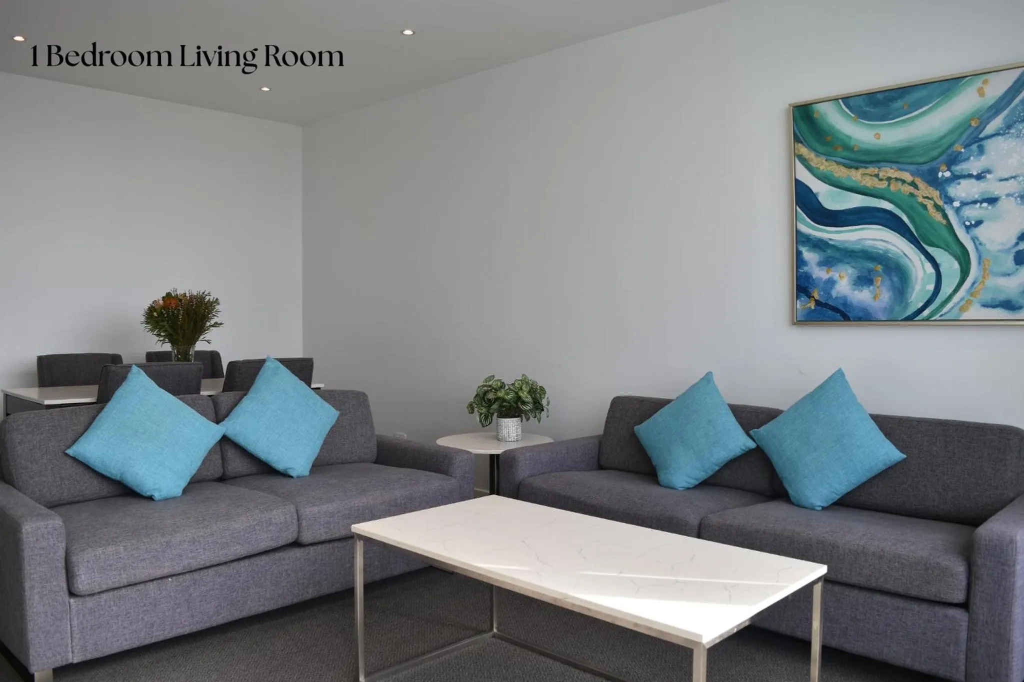 Living room in Mantra Quayside Port Macquarie