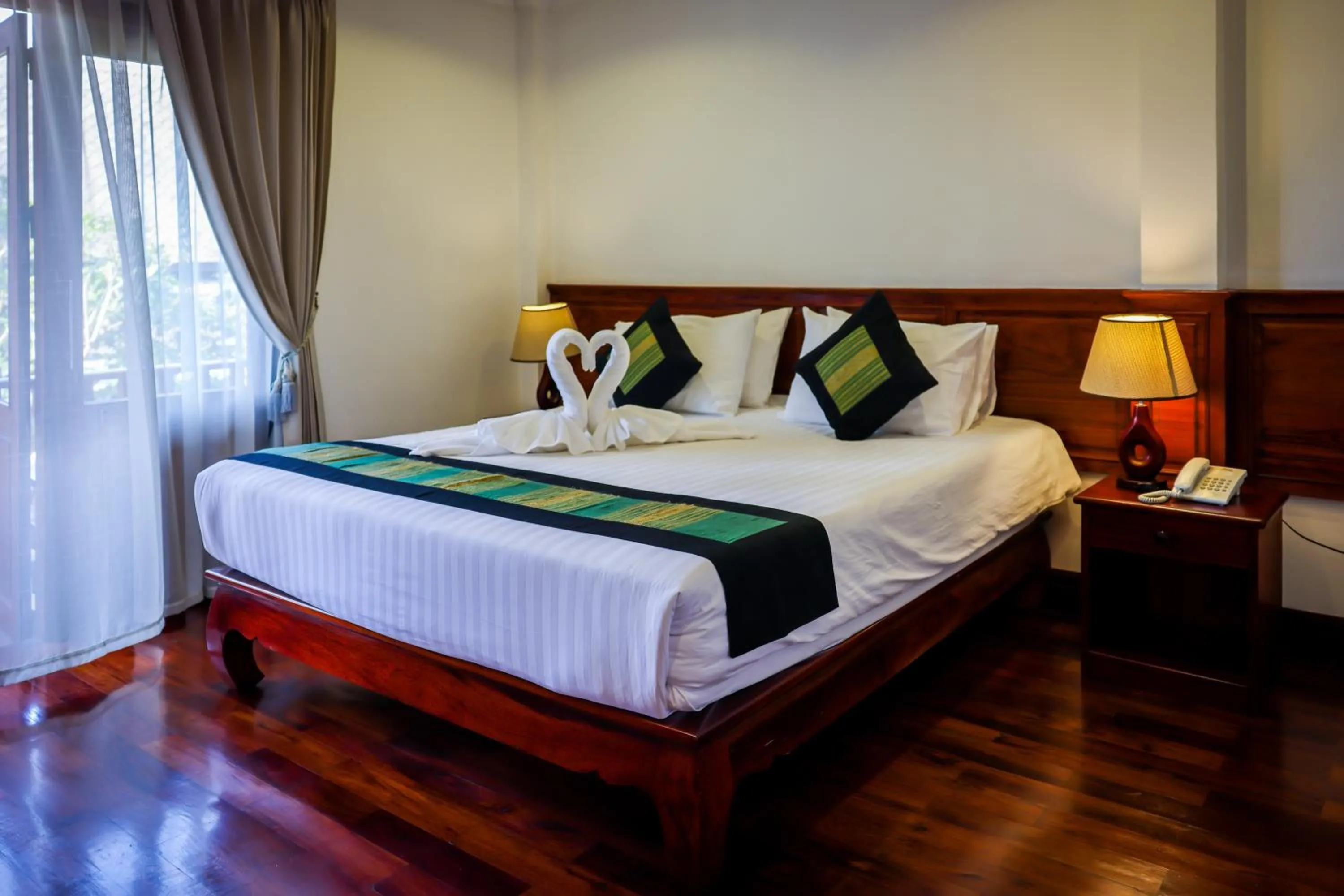 Bedroom, Bed in Villa Chitdara