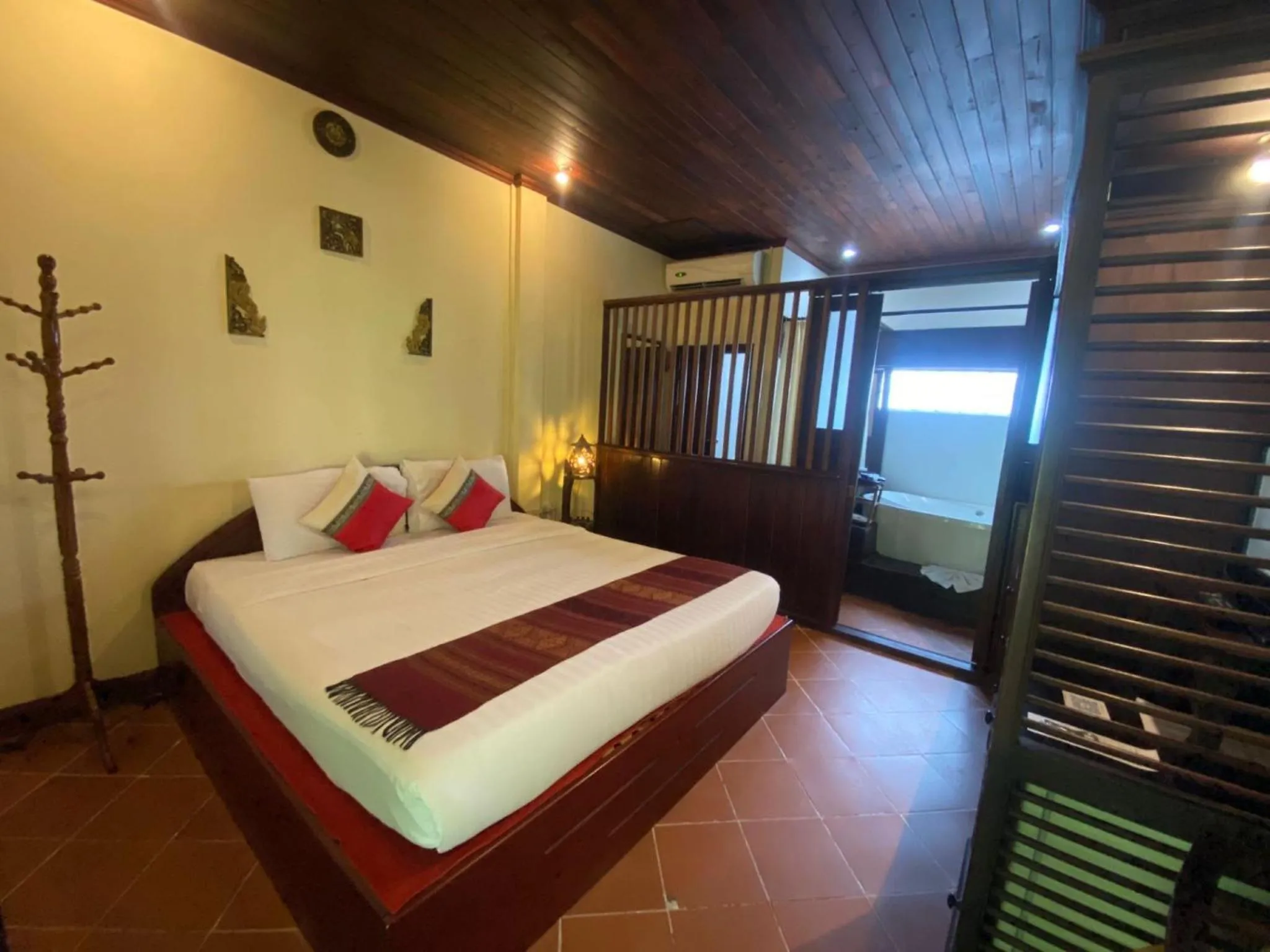 Photo of the whole room, Bed in Vangsavath Hotel