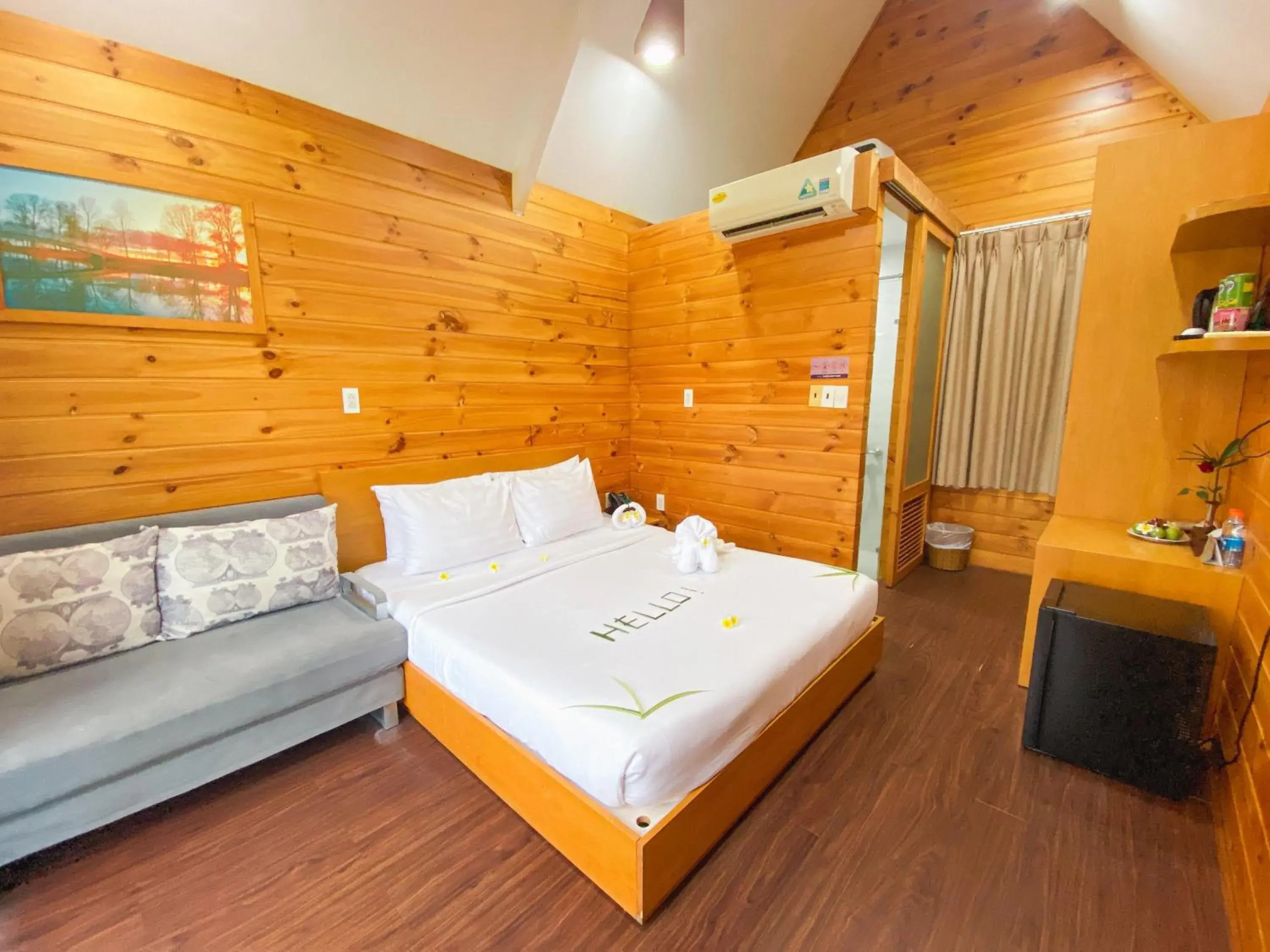 Wooden Bungalow with Garden View in TTC Resort Ninh Thuan - Unlimited Access to Water Park Wooden Bungalow with Garden View in TTC Resort Ninh Thuan - Unlimited Access to Water Park