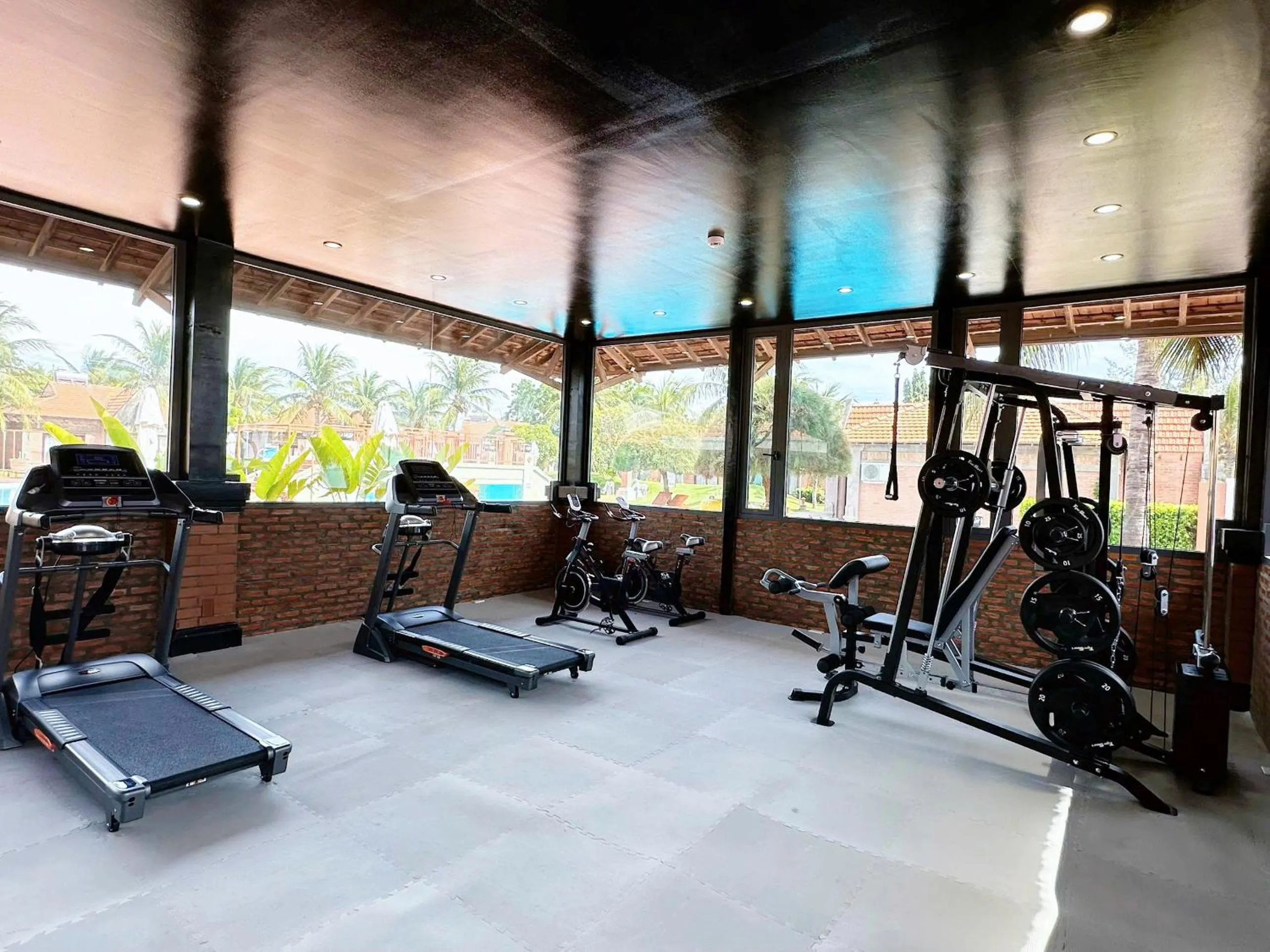 Fitness centre/facilities in TTC Resort Ninh Thuan - Unlimited Access to Water Park