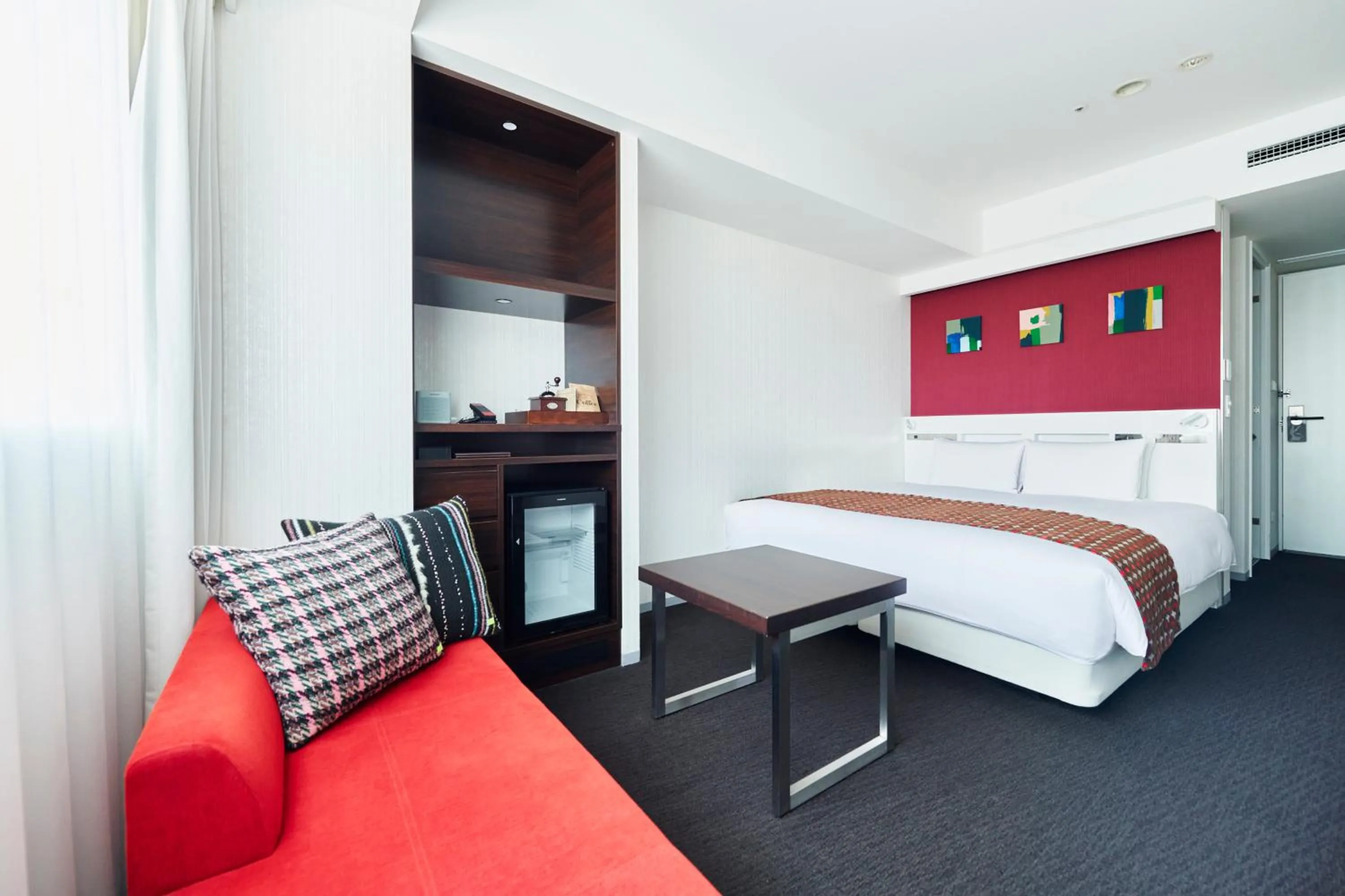 Photo of the whole room, Bed in Cross Hotel Sapporo