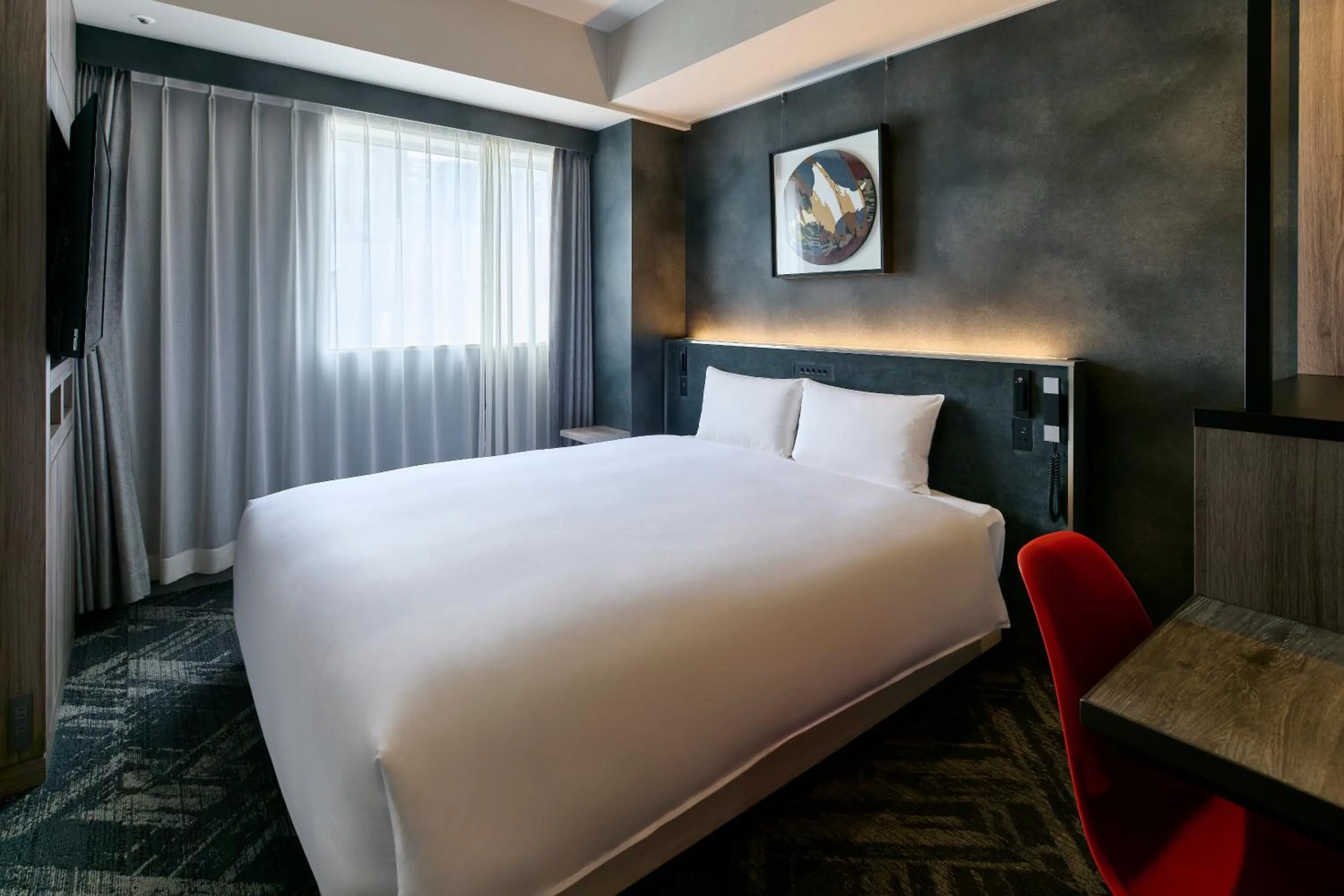 Photo of the whole room, Bed in Cross Hotel Sapporo