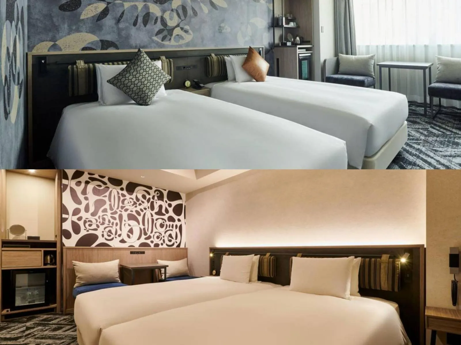 Bed in Cross Hotel Sapporo