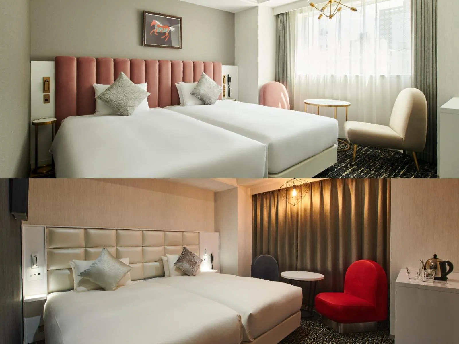 Bed in Cross Hotel Sapporo