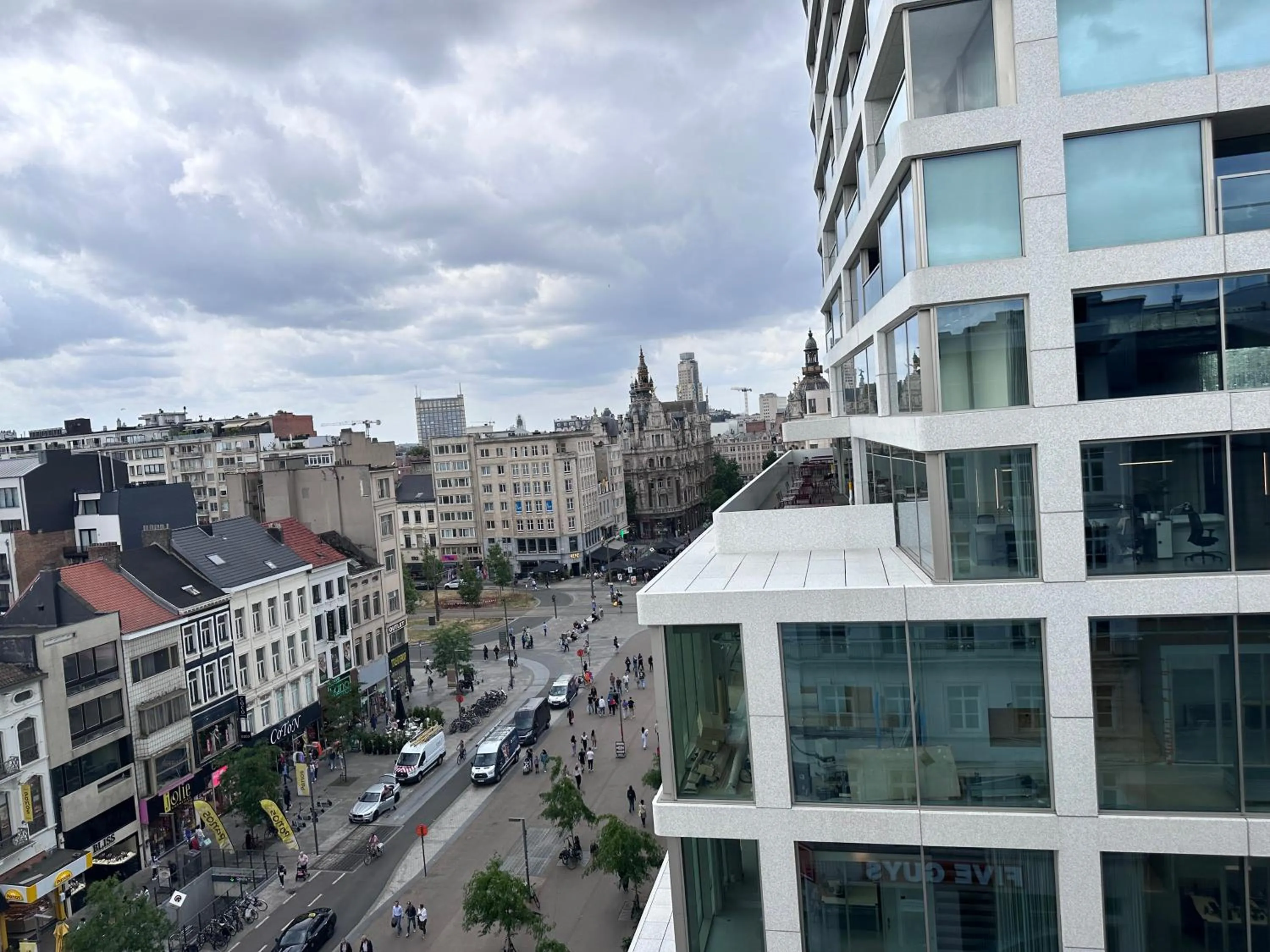 City view in Smartflats - Central Antwerp