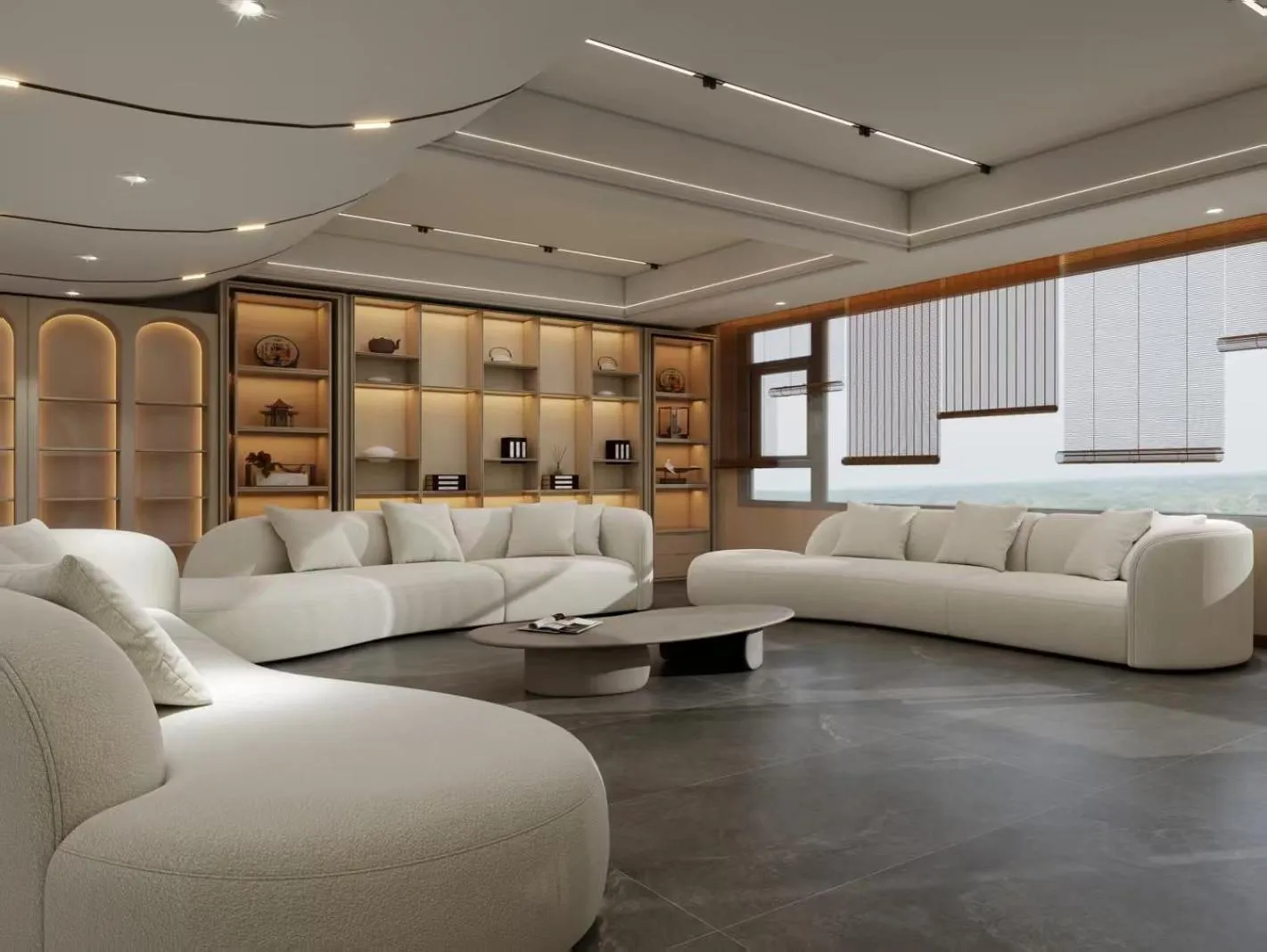 Lobby or reception in Guangzhou Junshan Hotel