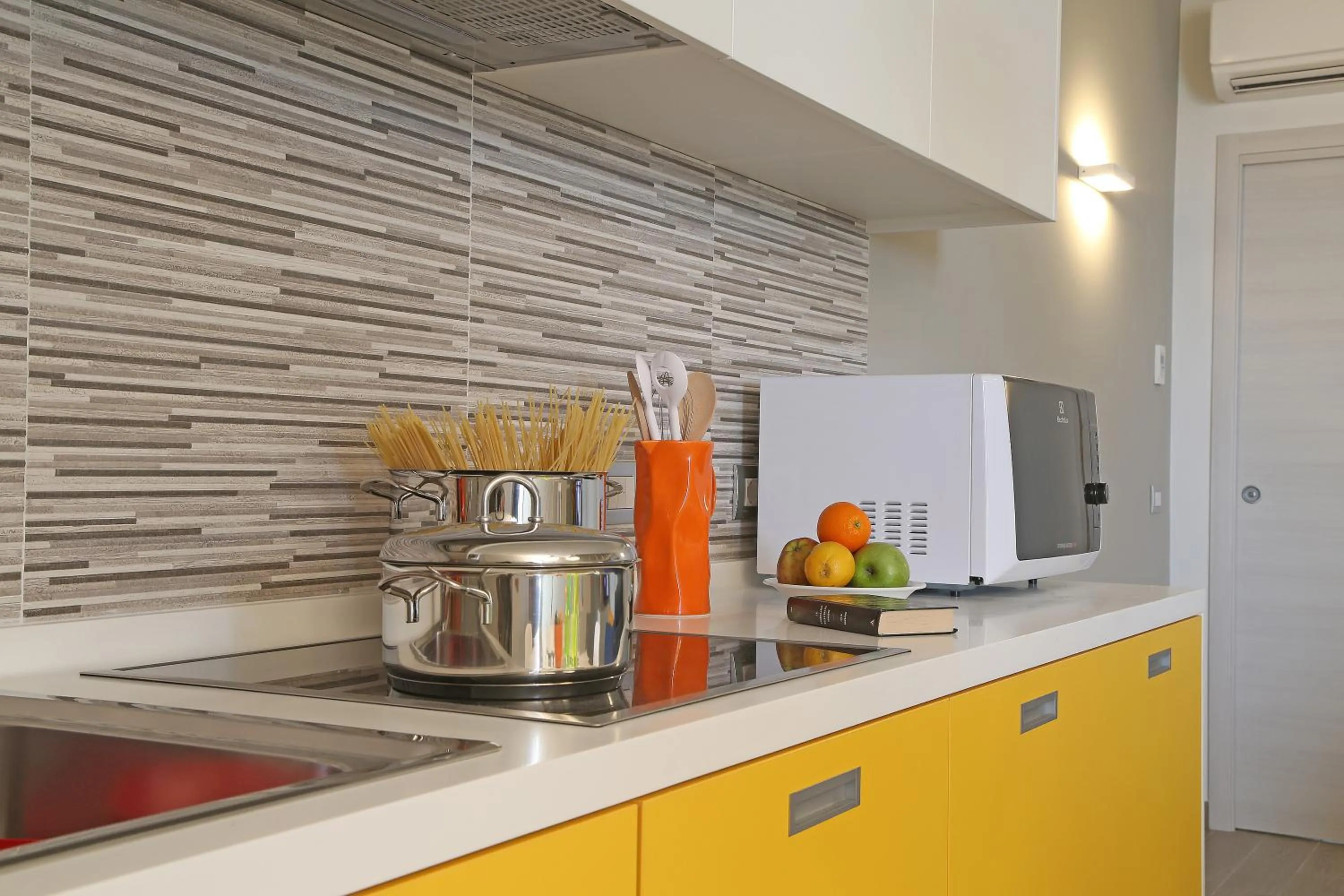 Kitchen or kitchenette in Appartamenti Bellavista