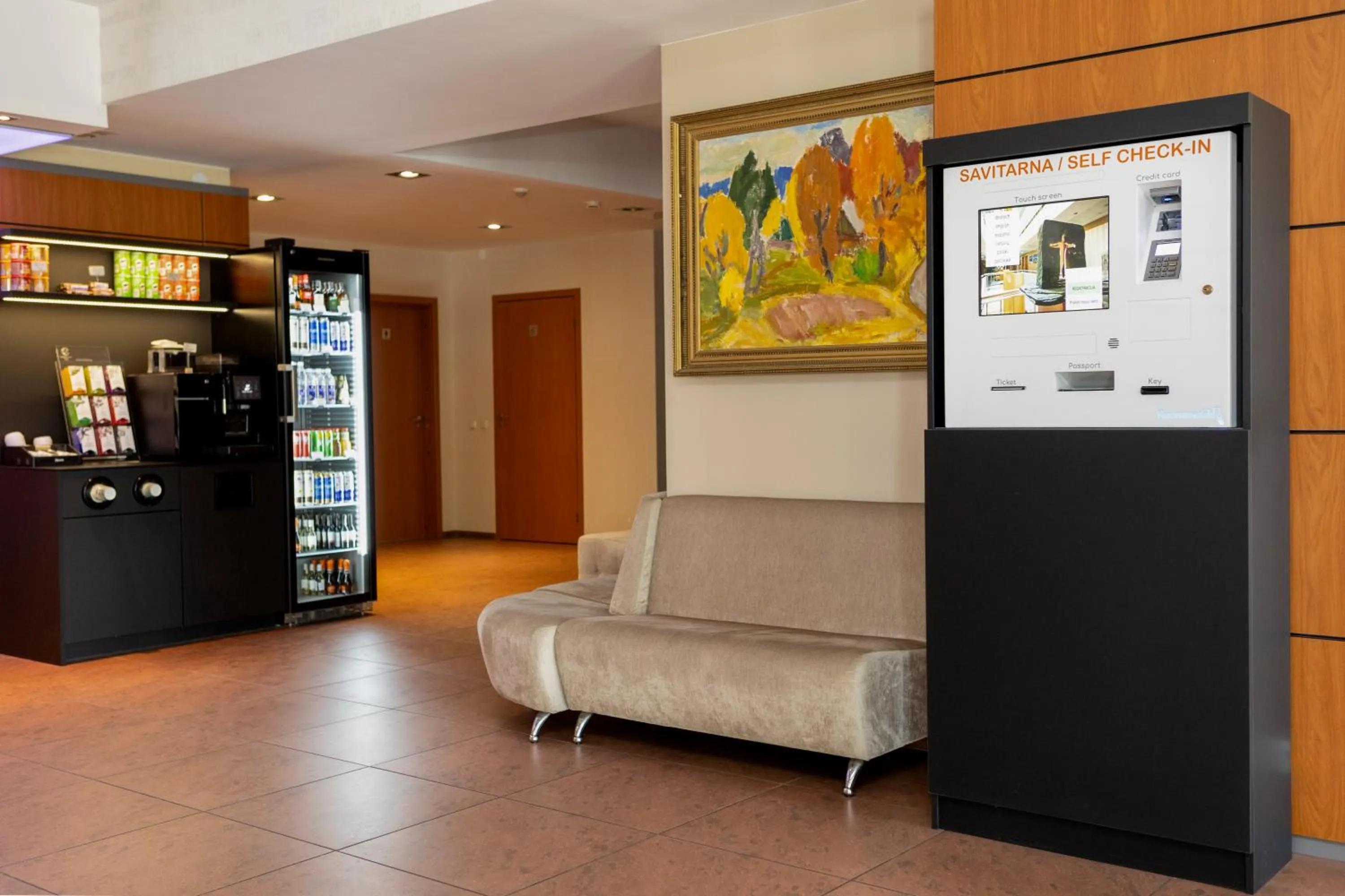 Lobby or reception in Art City Inn