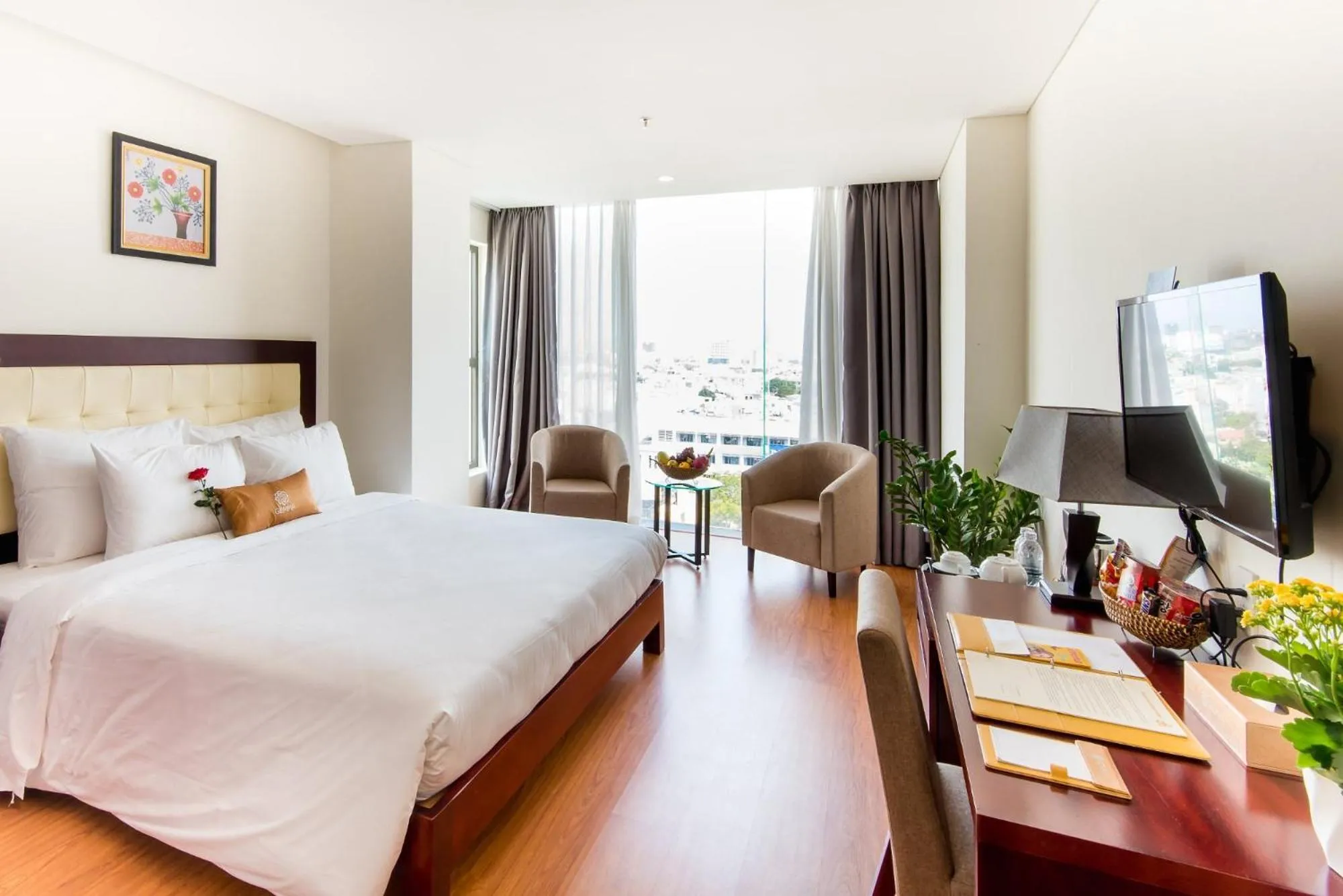 Bedroom, Bed in Gemma Hotel & Apartment Near Dragon Bridge