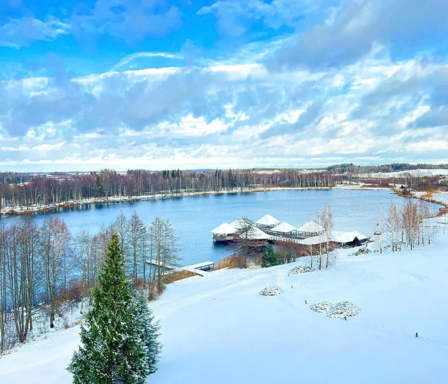 Natural landscape in Vilnius Grand Resort